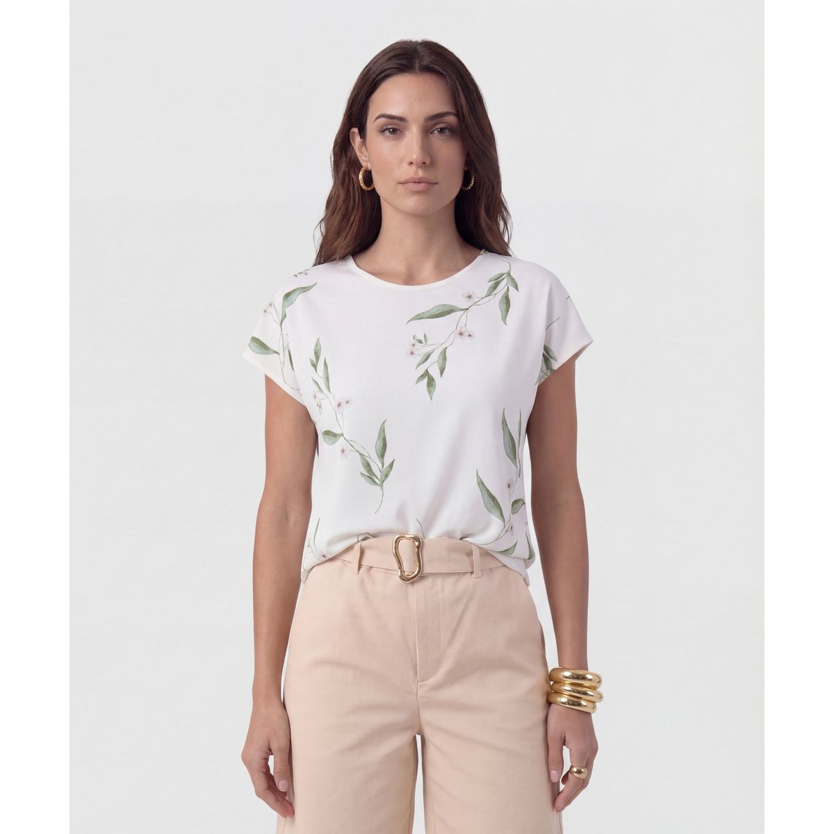 PATPRIMO - Blusa  Para Mujer Manga Corta Color Blanco Marca Patprimo #30128226
