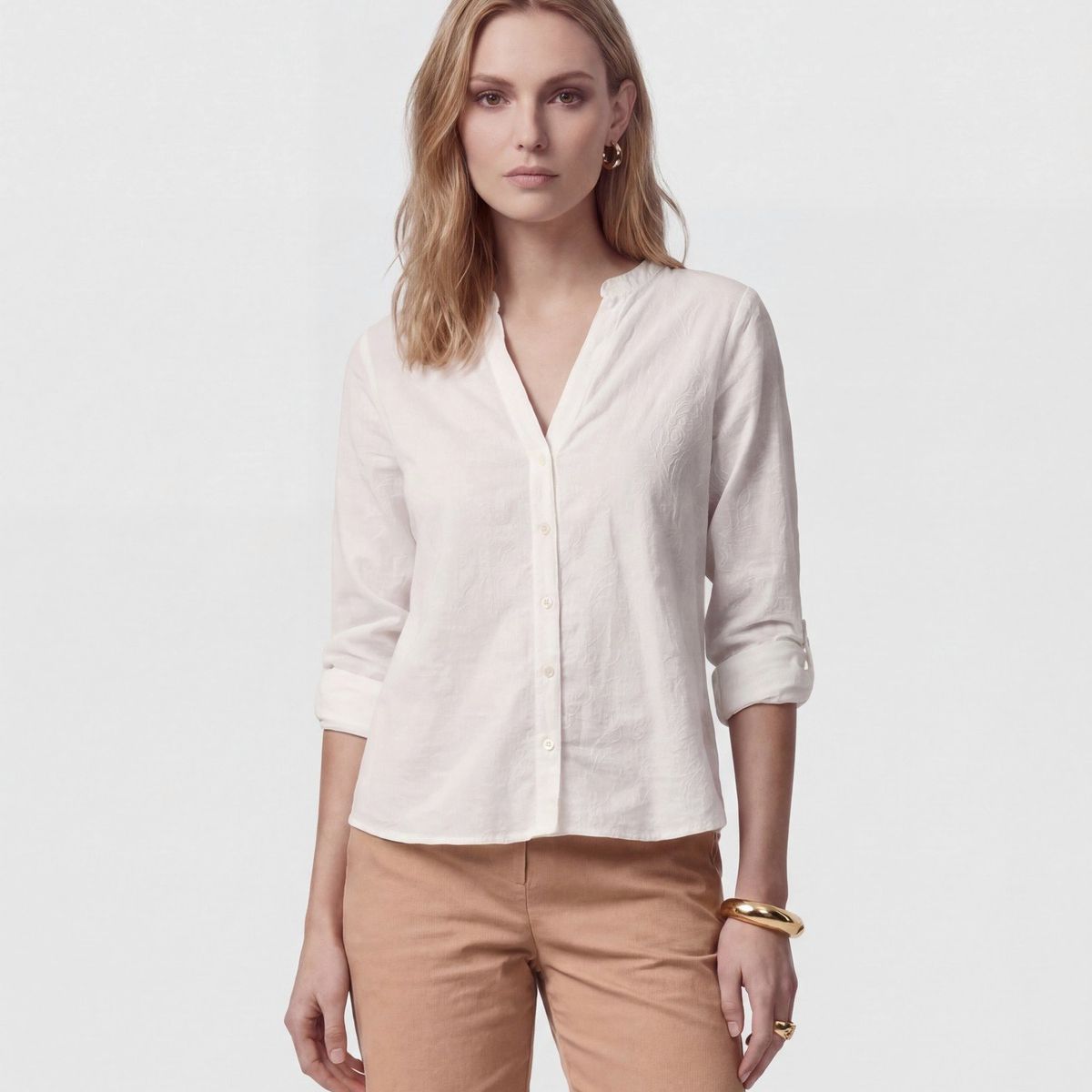 PATPRIMO - Blusa  Para Mujer Manga Larga Color Blanco Marca Patprimo #30127814