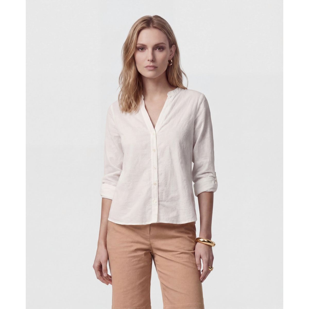 PATPRIMO - Blusa  Para Mujer Manga Larga Color Blanco Marca Patprimo #30127814
