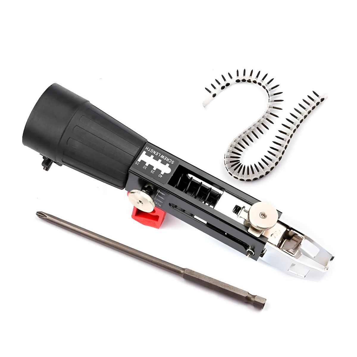 GENERICO - Adaptador Pistola Automatica Tornillos Drywall Para Taladro