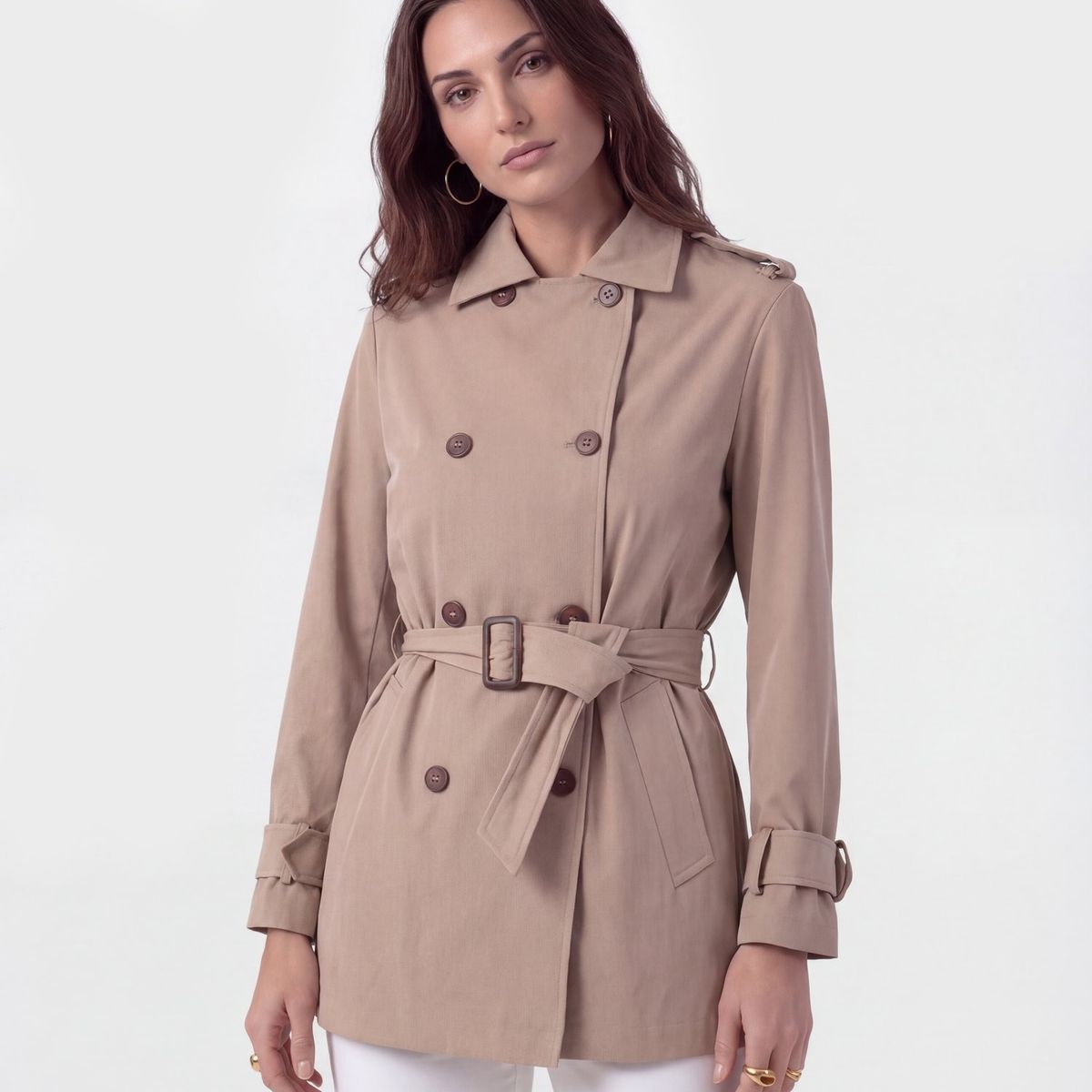 PATPRIMO - Chaqueta  Para Mujer Trench Color Café Marca Patprimo #30080620