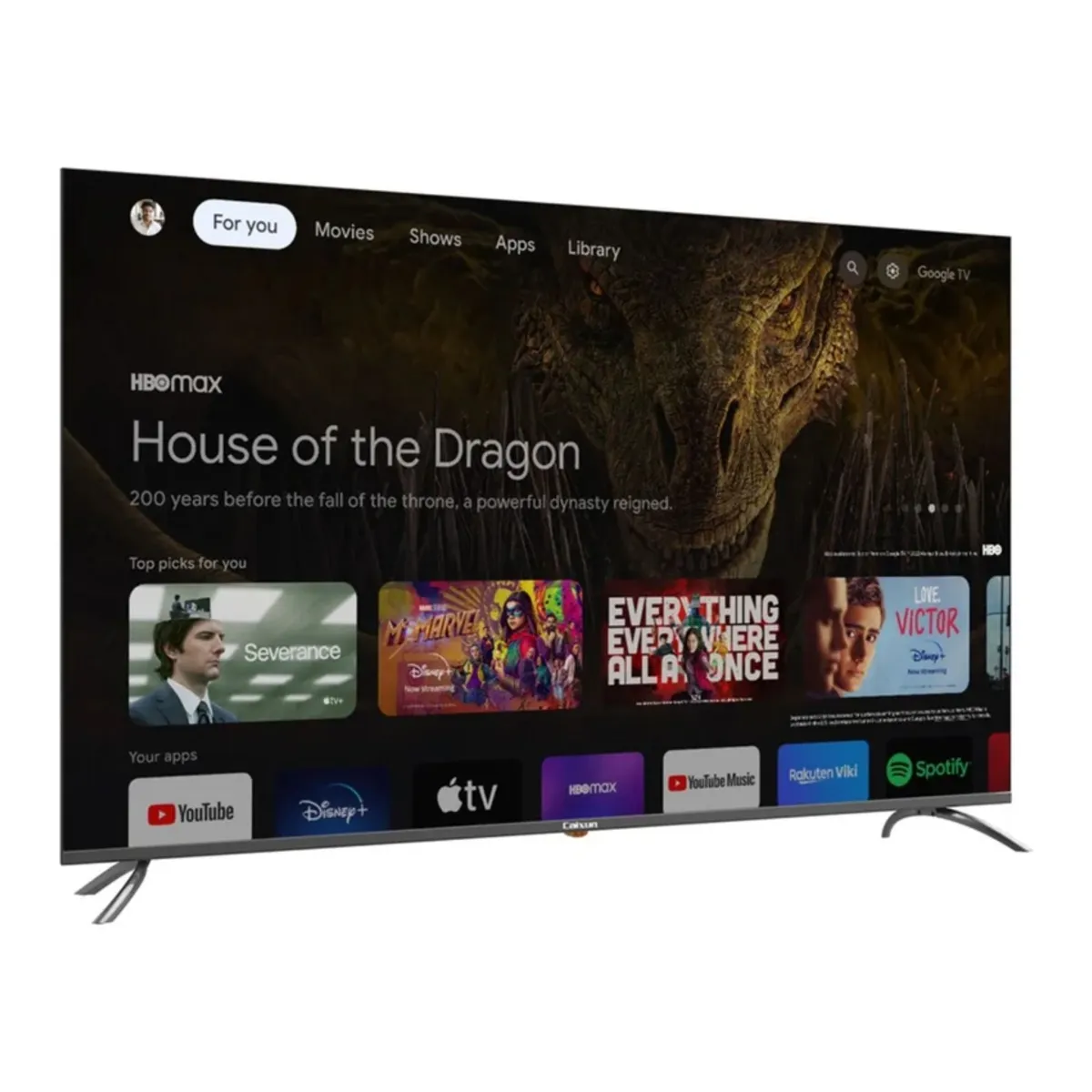 CAIXUN - Televisor Caixun 65 UHD Smart LED Google TV C65VAUG