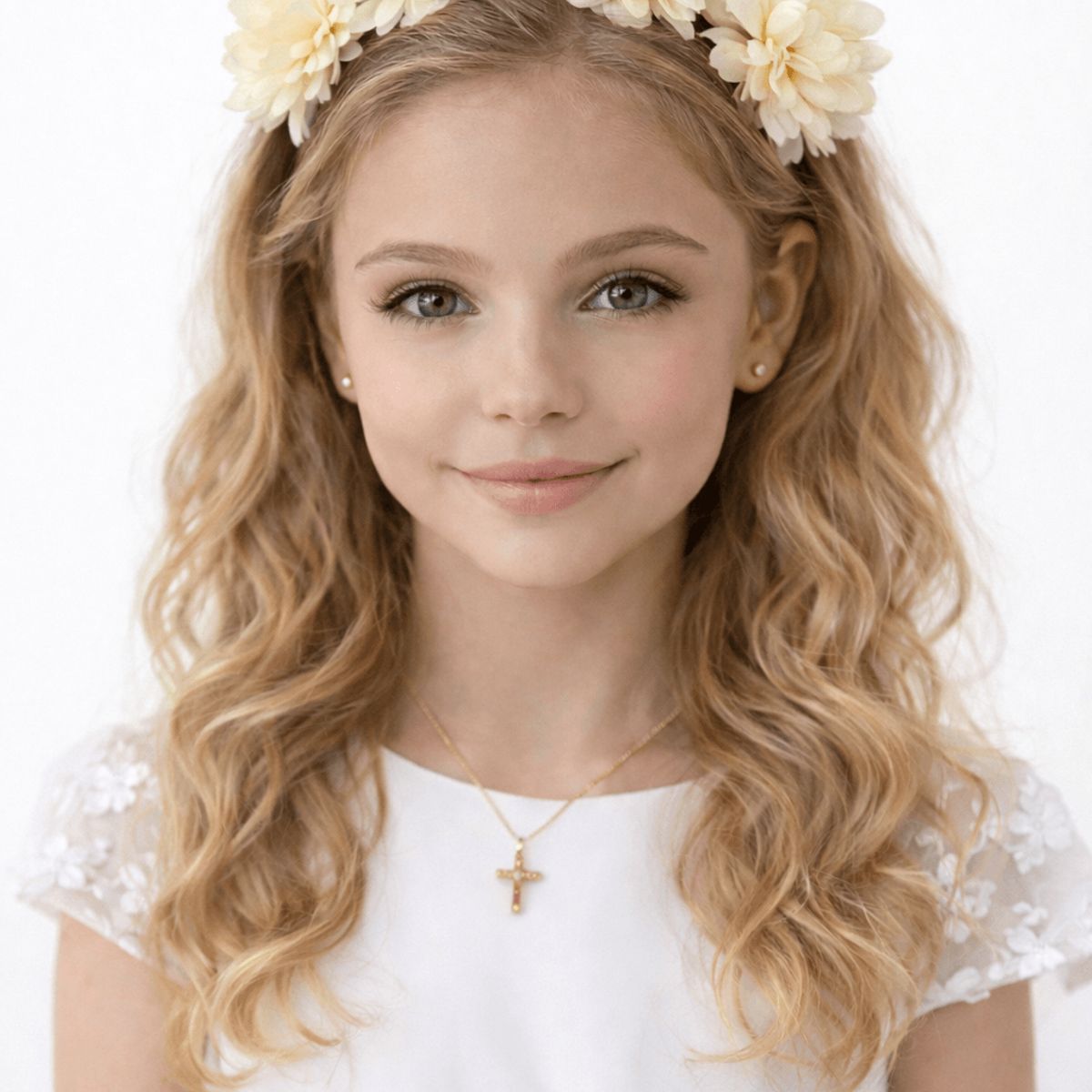 FRIOLENTA - Balaca Flores niña Diadema Primera comunion
