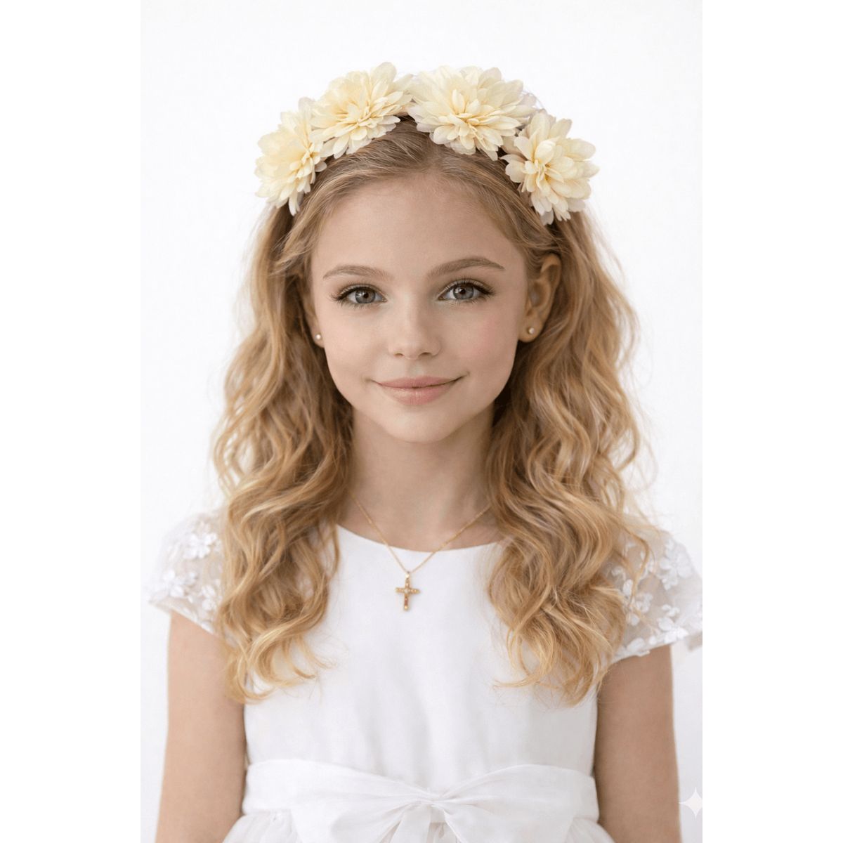 FRIOLENTA - Balaca Flores niña Diadema Primera comunion