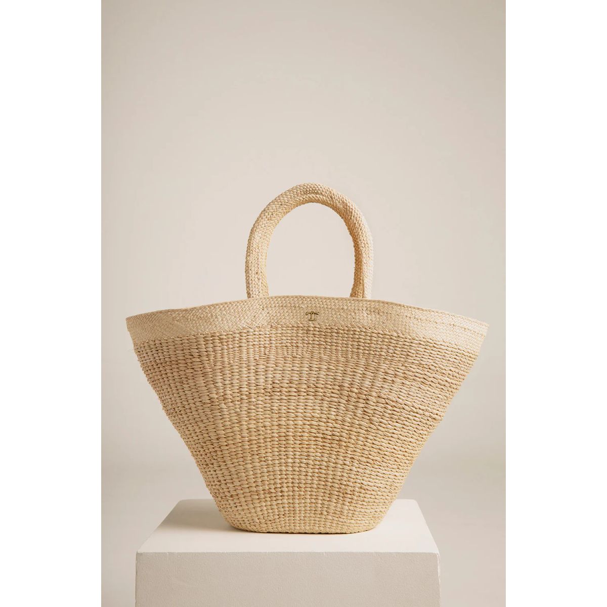 TOUCHE BALNEAIRE - Bolso grande tejido a mano en palma de iraca Ref. 0S77N62
