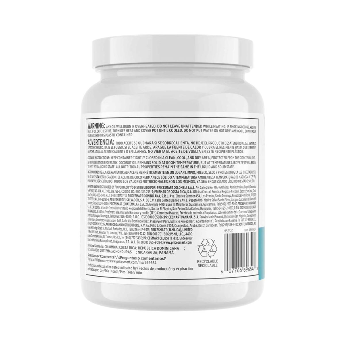 MEMBERS SELECTION - Aceite coco organico 1.65