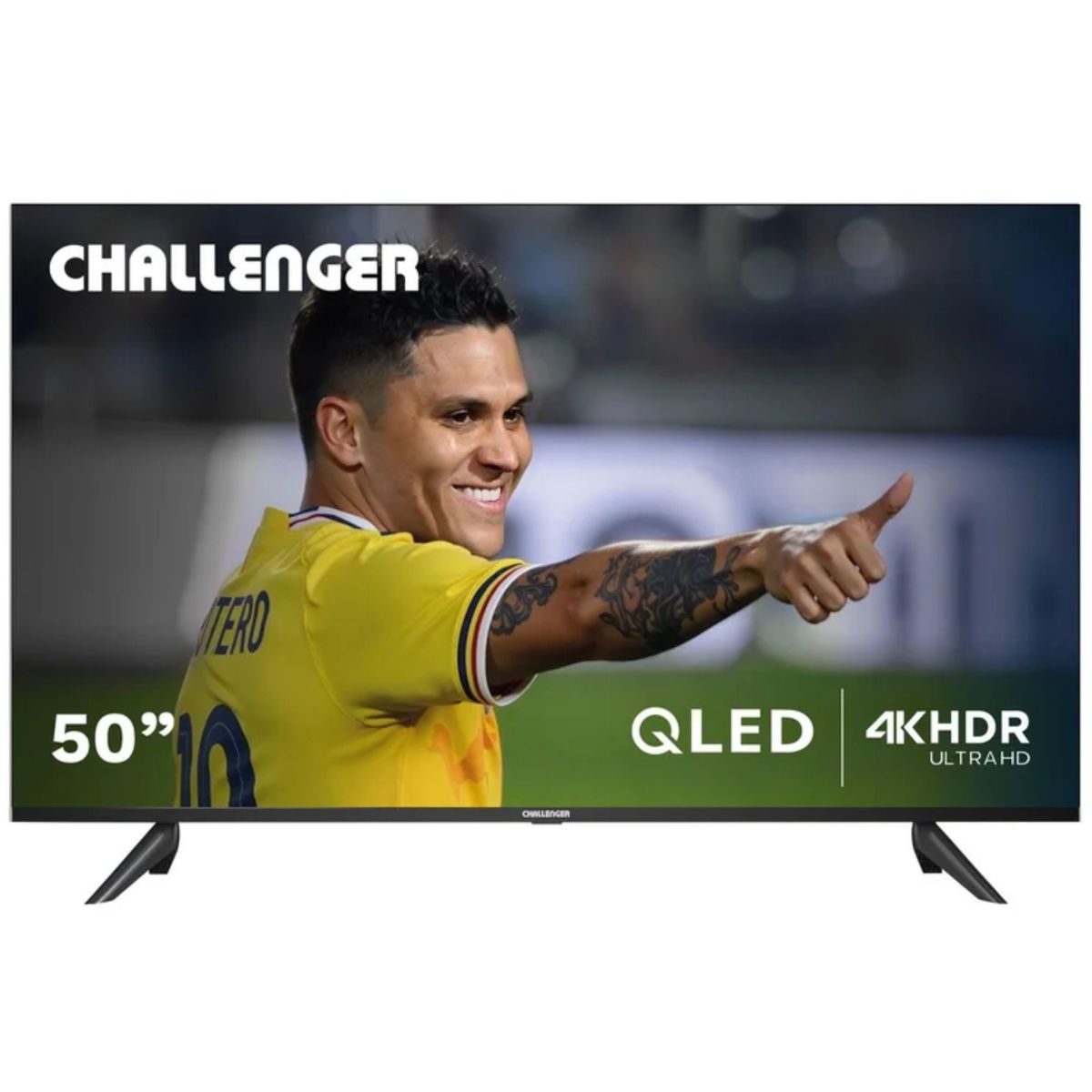 Challenger - Televisor Challenger 50 QLED 4K UHD Smart TV Google TV 50KG190 BT