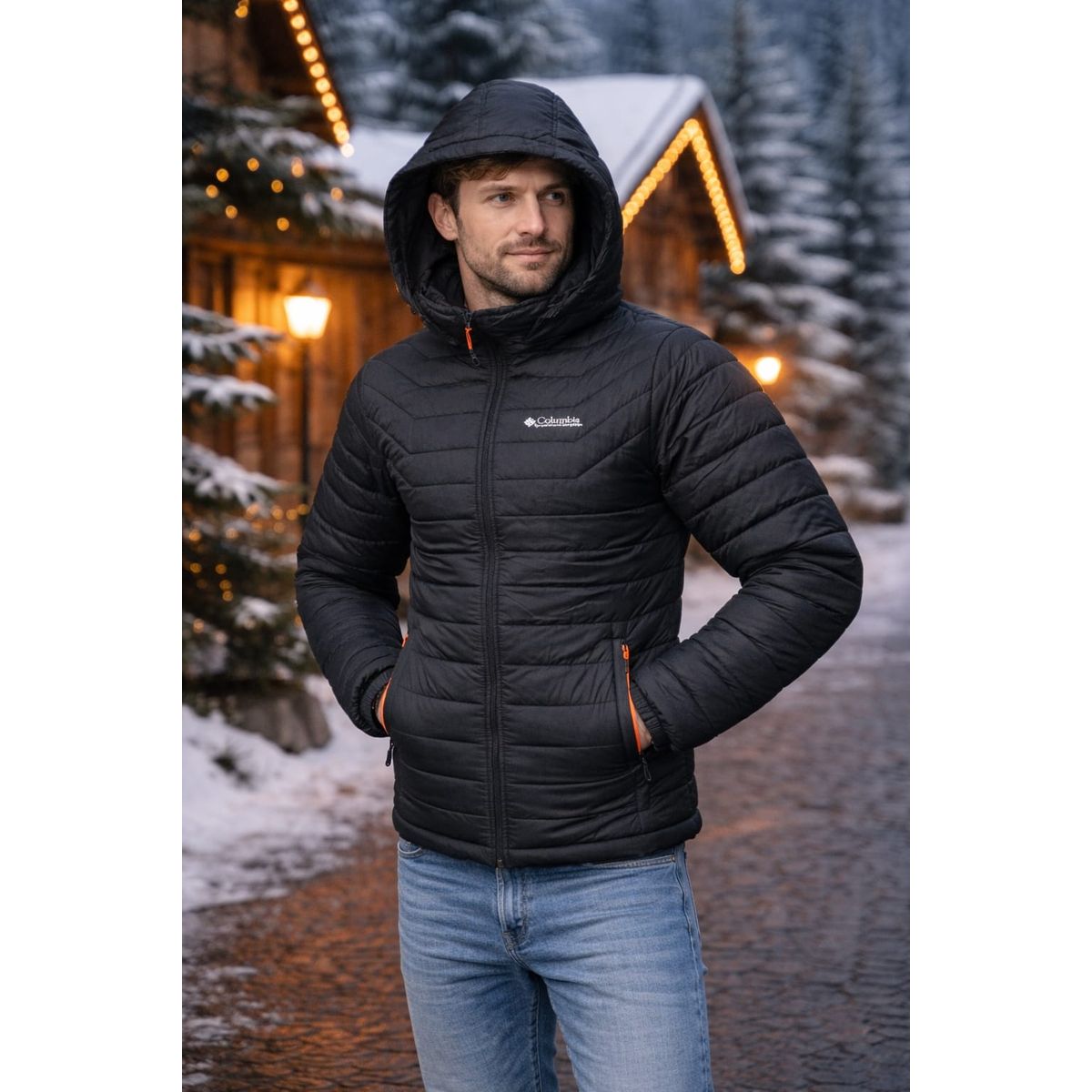 GENERICO - chaqueta hombre lluvia frio impermeable REF JOSAFAT