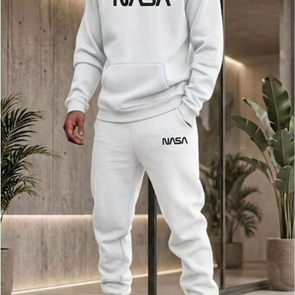 URBANISTA - SUDADERA PARA HOMBRE COLOR BLANCO