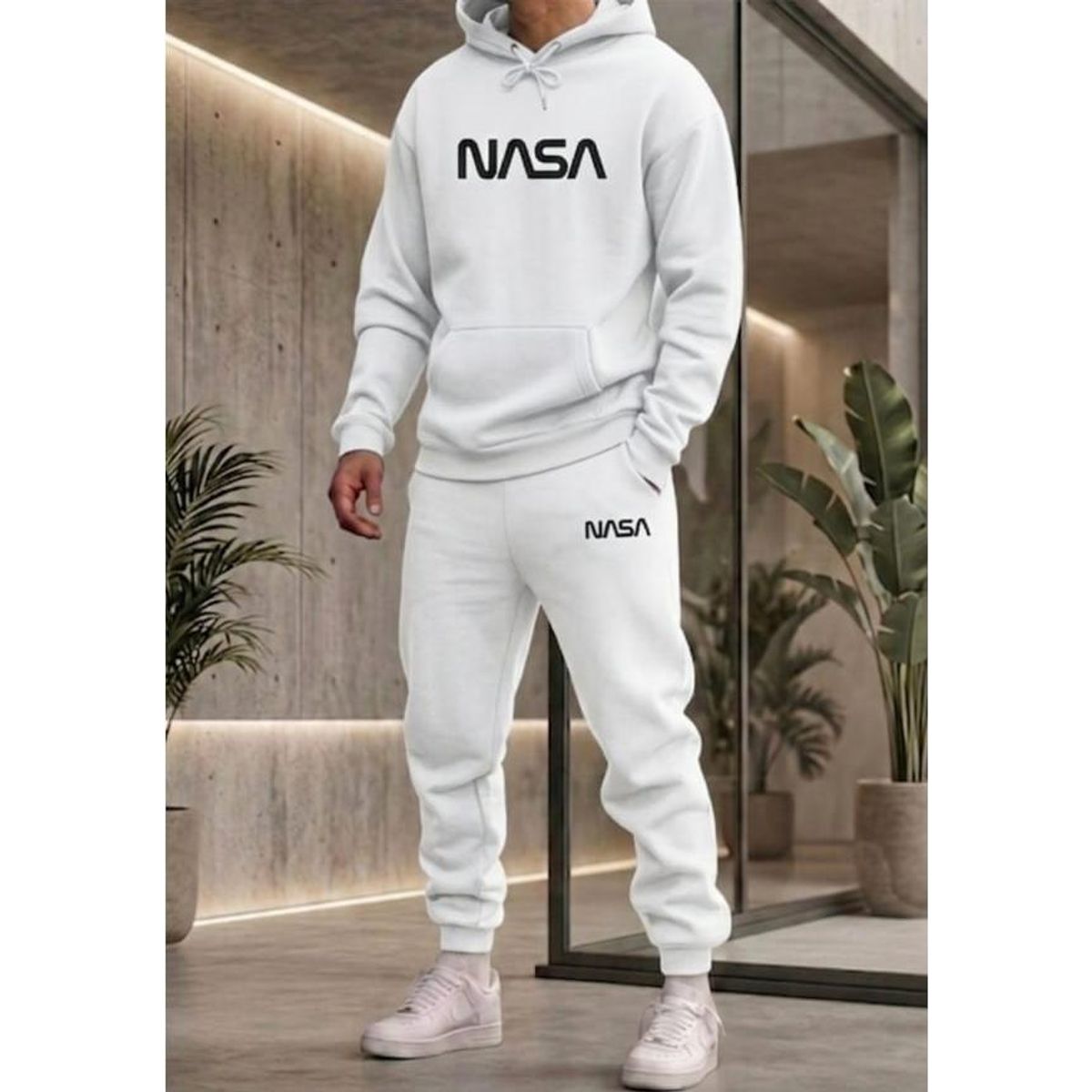 URBANISTA - SUDADERA PARA HOMBRE COLOR BLANCO