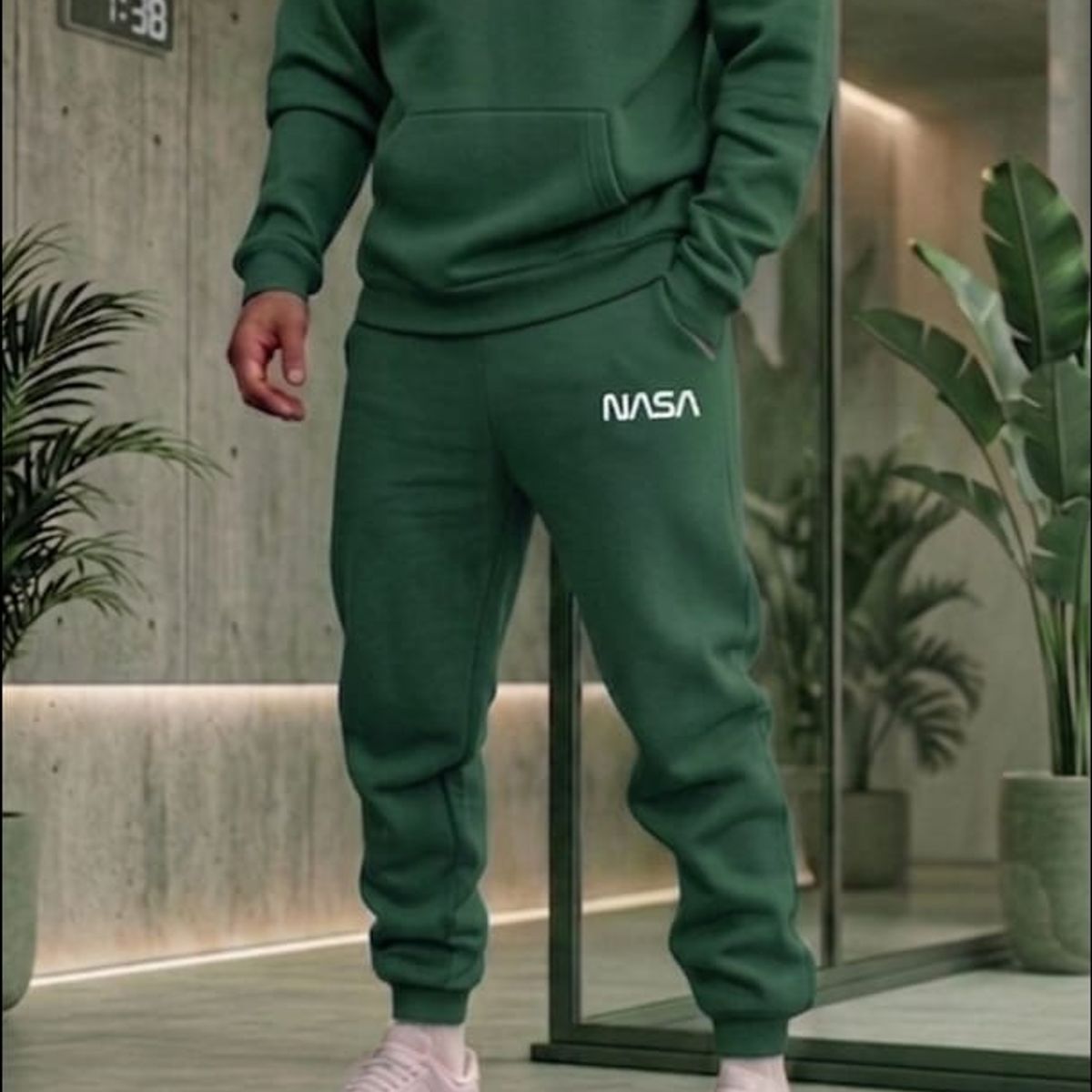 URBANISTA - SUDADERA PARA HOMBRE COLOR VERDE