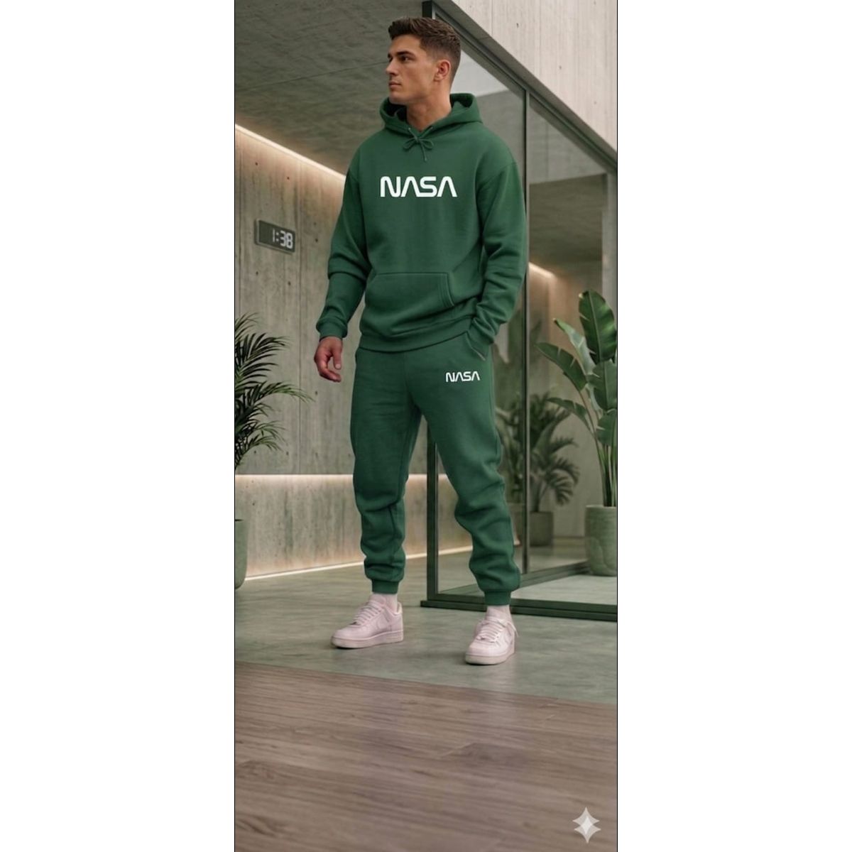 URBANISTA - SUDADERA PARA HOMBRE COLOR VERDE