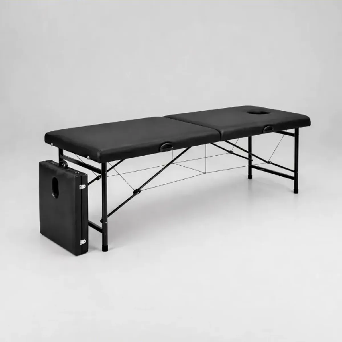 NANOFORT - Camilla Masaje Profesional Metálica Plegable Portátil Spa