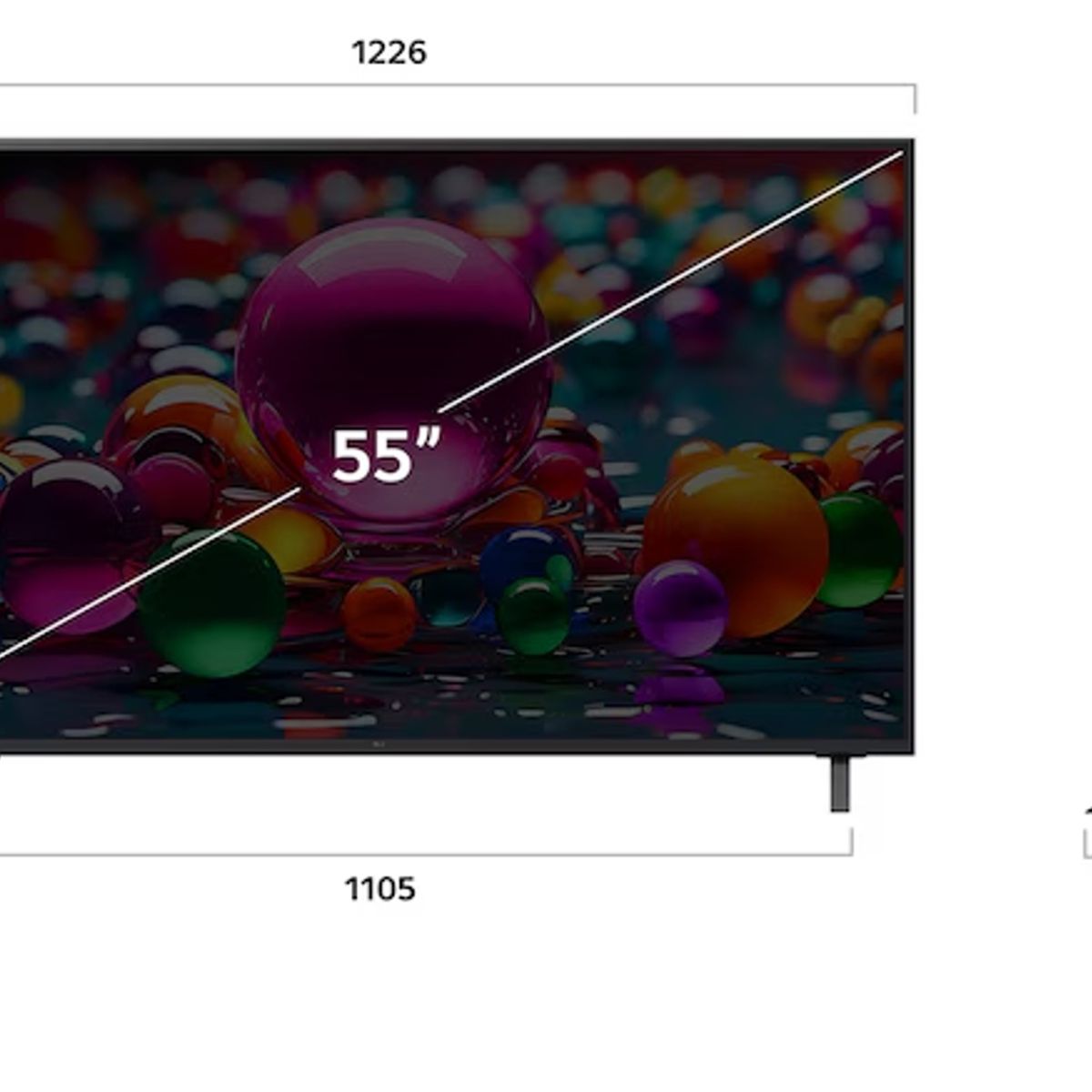 LG - Televisor LG 55" UA8055 UHD AI 4K Smart TV 2025 – Incluye Magic Remote AI