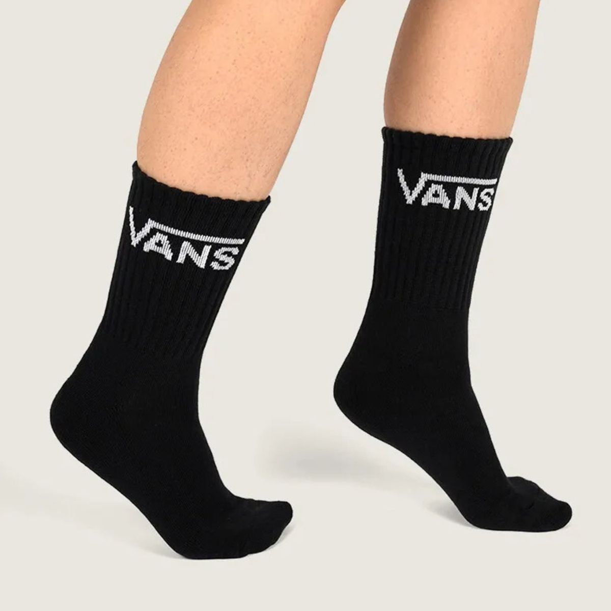 VANS - Medias Niño Vans Classic Crew Negro VANS