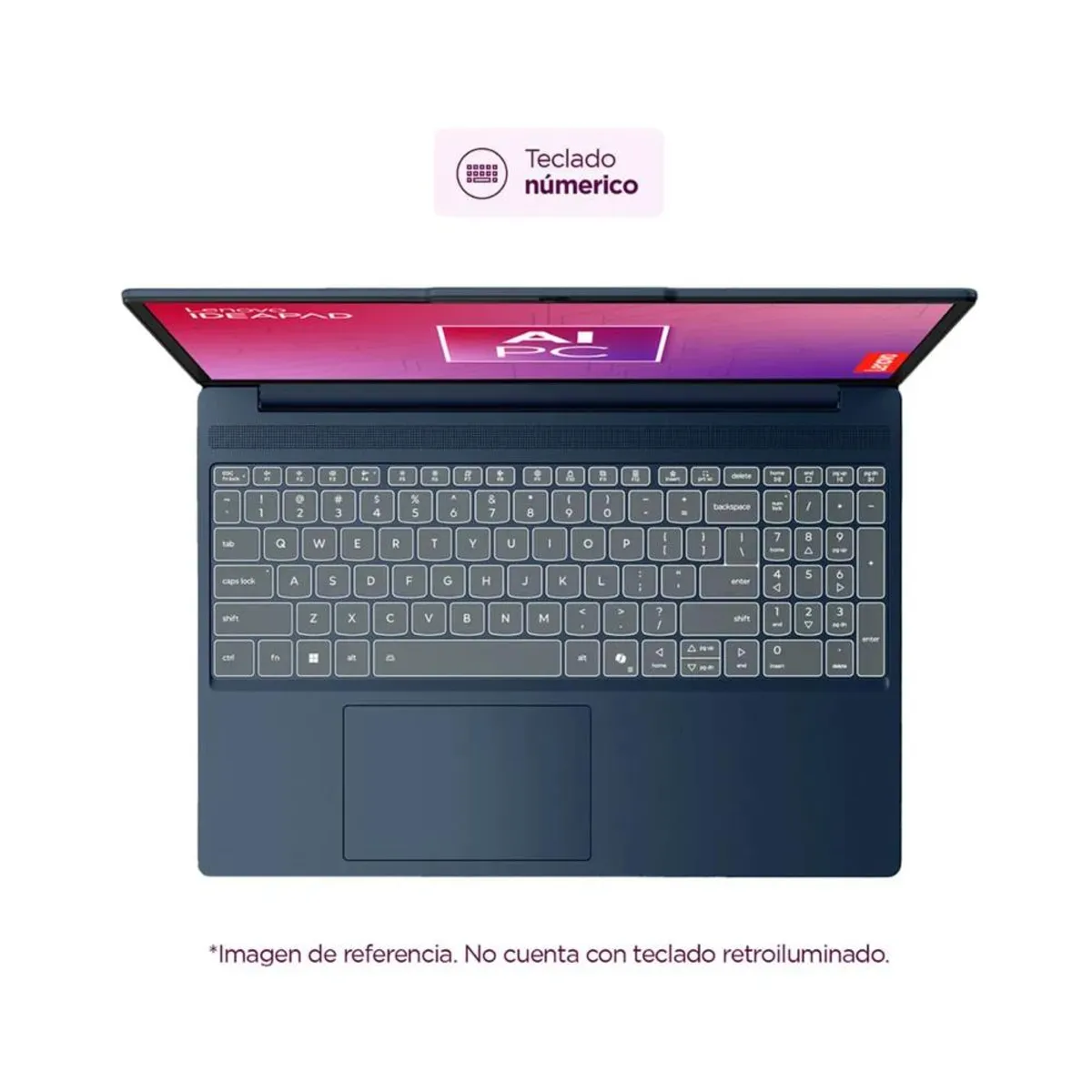 Lenovo - Laptop Lenovo IdeaPad Slim 3 15.3” Ryzen 5 8640HS 8GB RAM 512GB SSD WUXGA Azul
