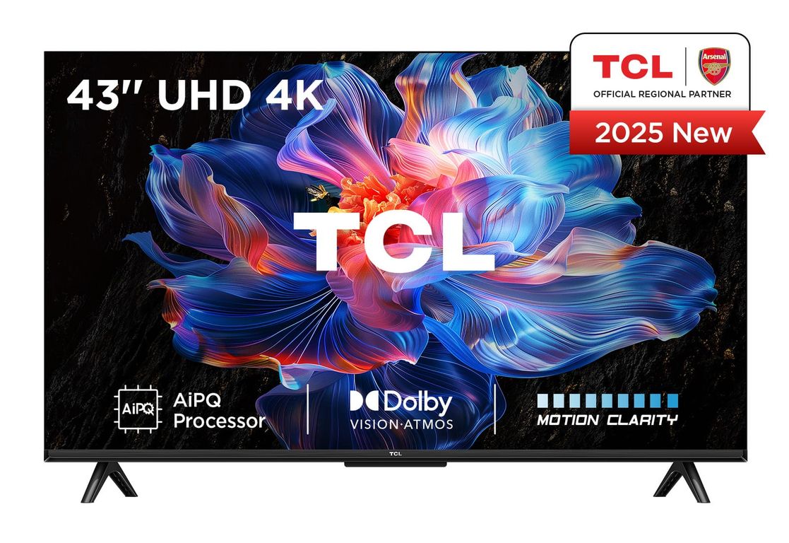 TV TCL 43" V6C  4K  UHD + BASE GRATIS
