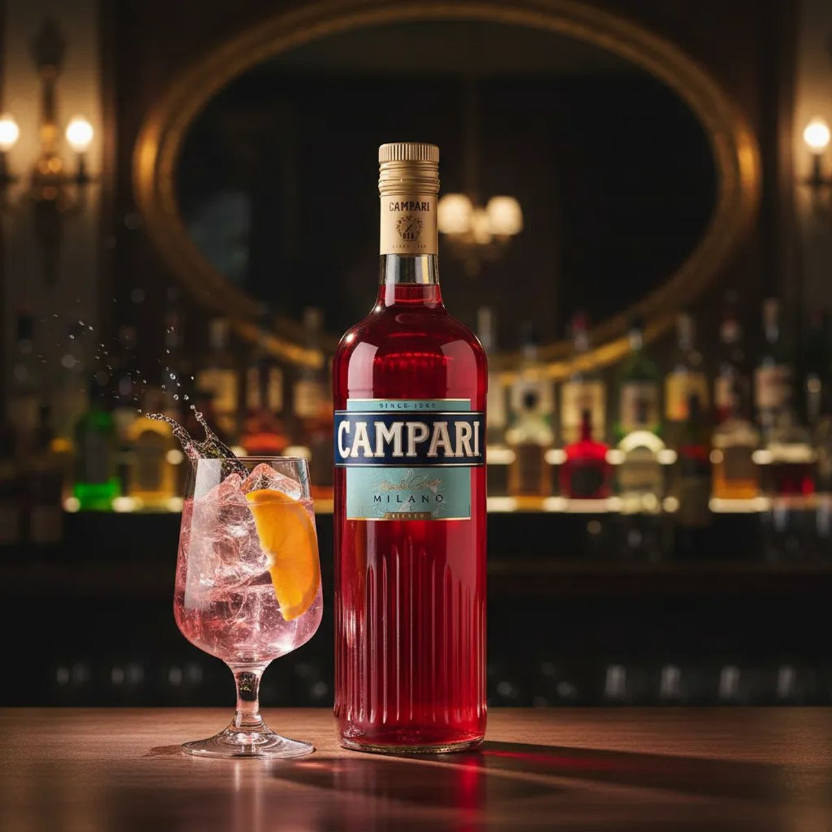 MILANO - Licor Aperitivo Campari Italiano Botella 750ml