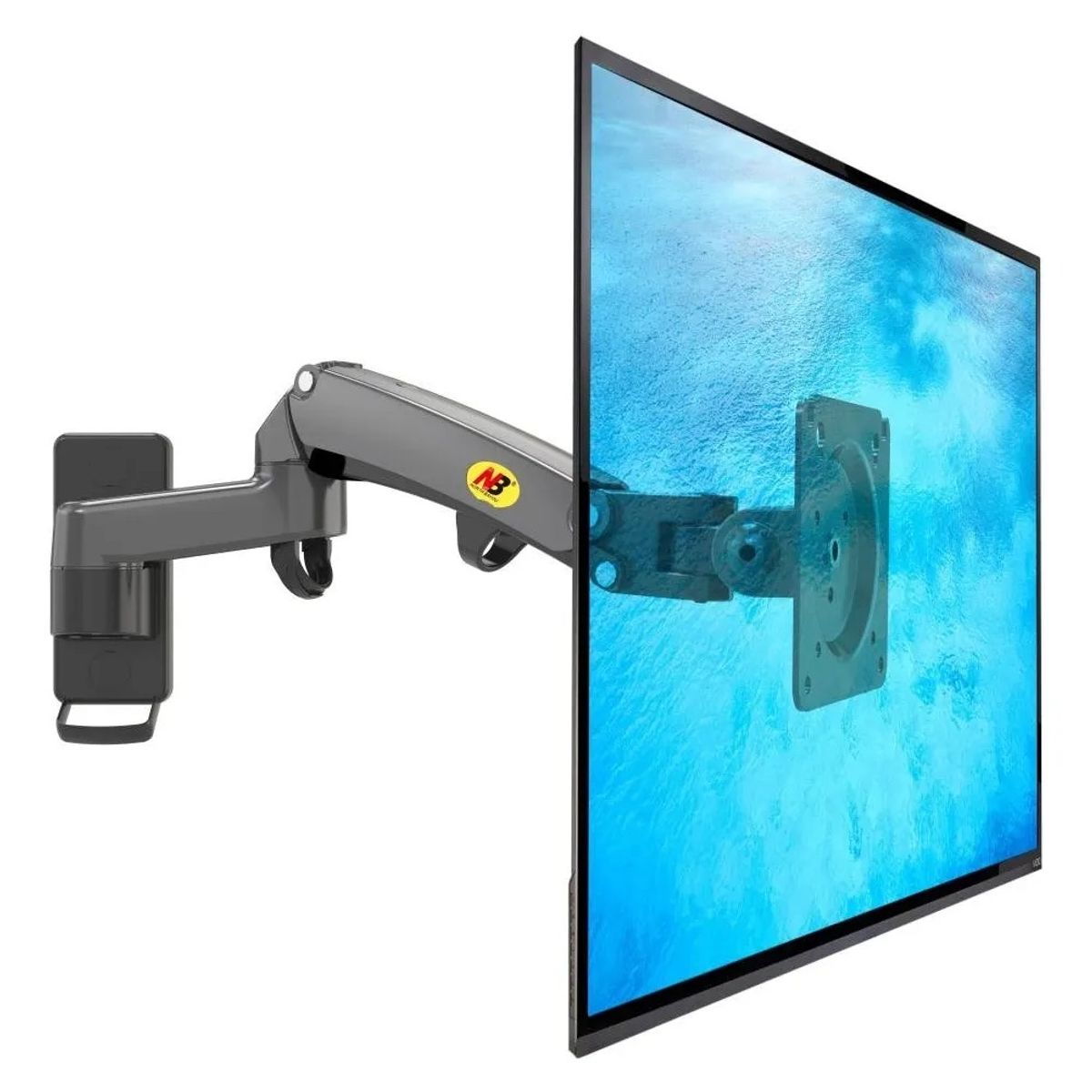 NORTH BAYOU - Soporte Flexi Nb De Pared Para Monitor Y Tv De 17 A 35 Color Gris oscuro