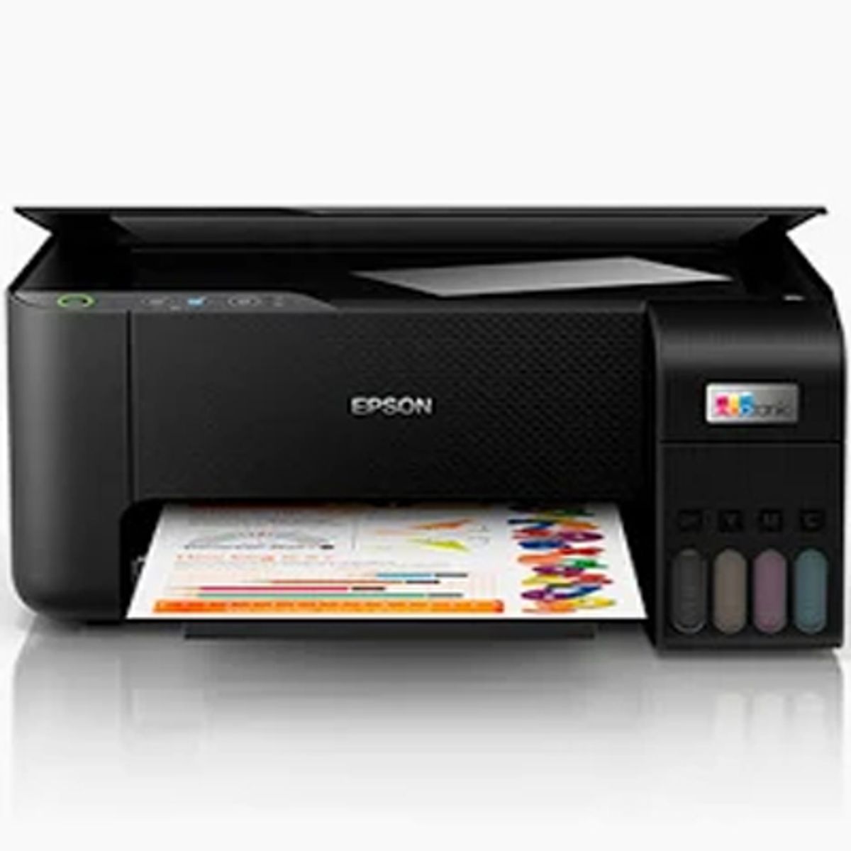 EPSON - Impresora Epson EcoTank L3210 Multifuncional  Imprime, Escanea y Copia con Bajo Costo por Página