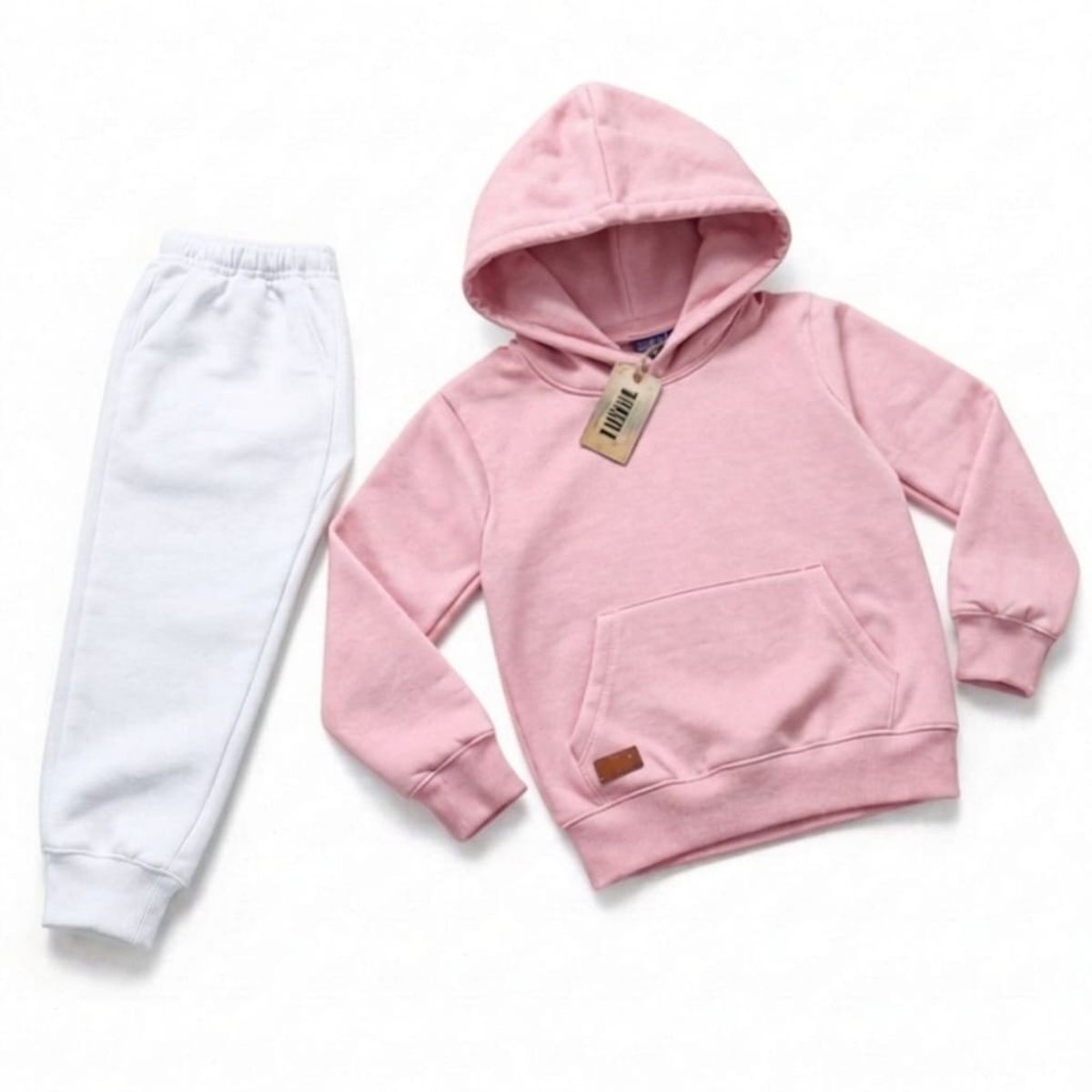URBANISTA - SUDADERA PARA NIÑA ROSADA