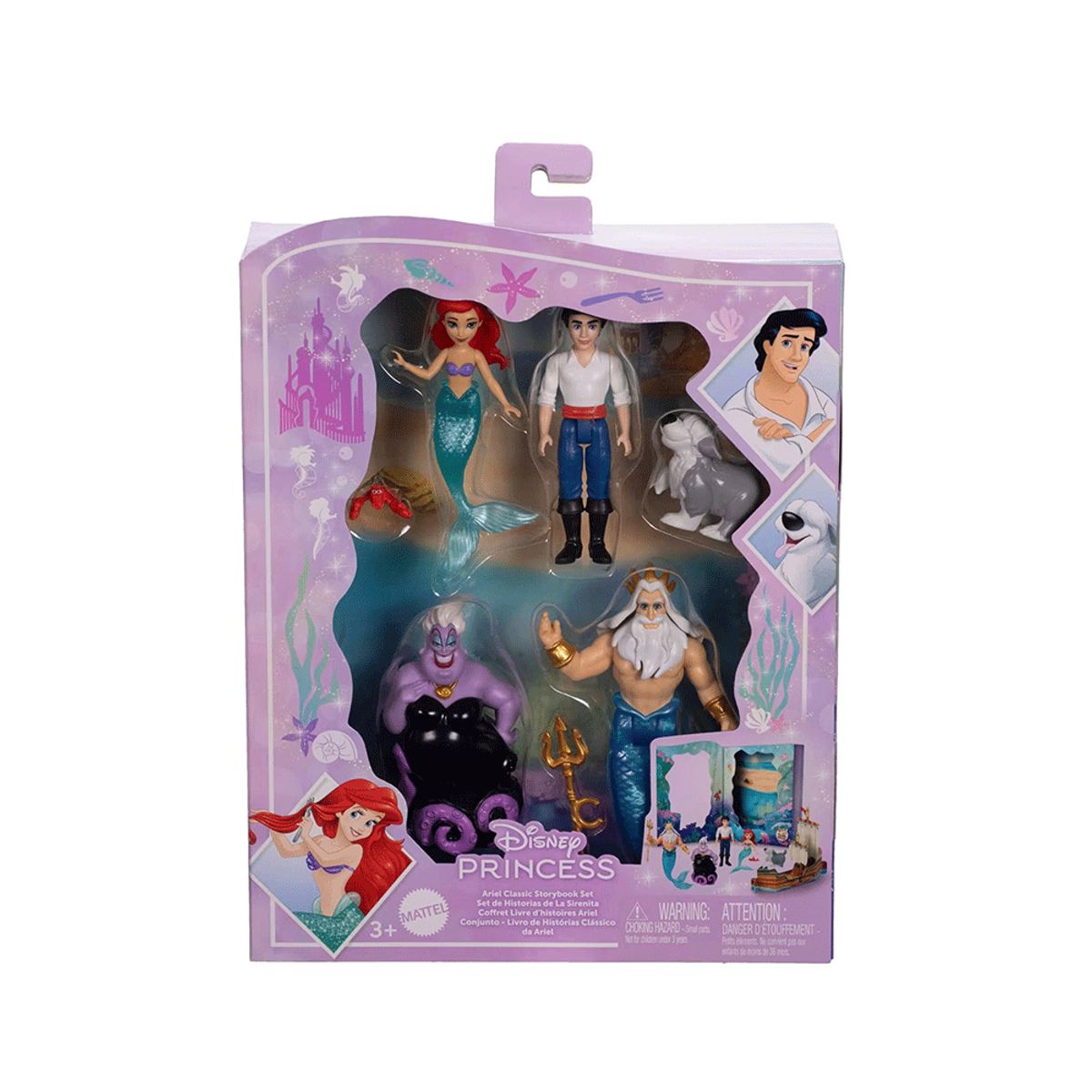 MATTEL - Sirenita Set Conjunto De Cuentos De Ariel Mattel