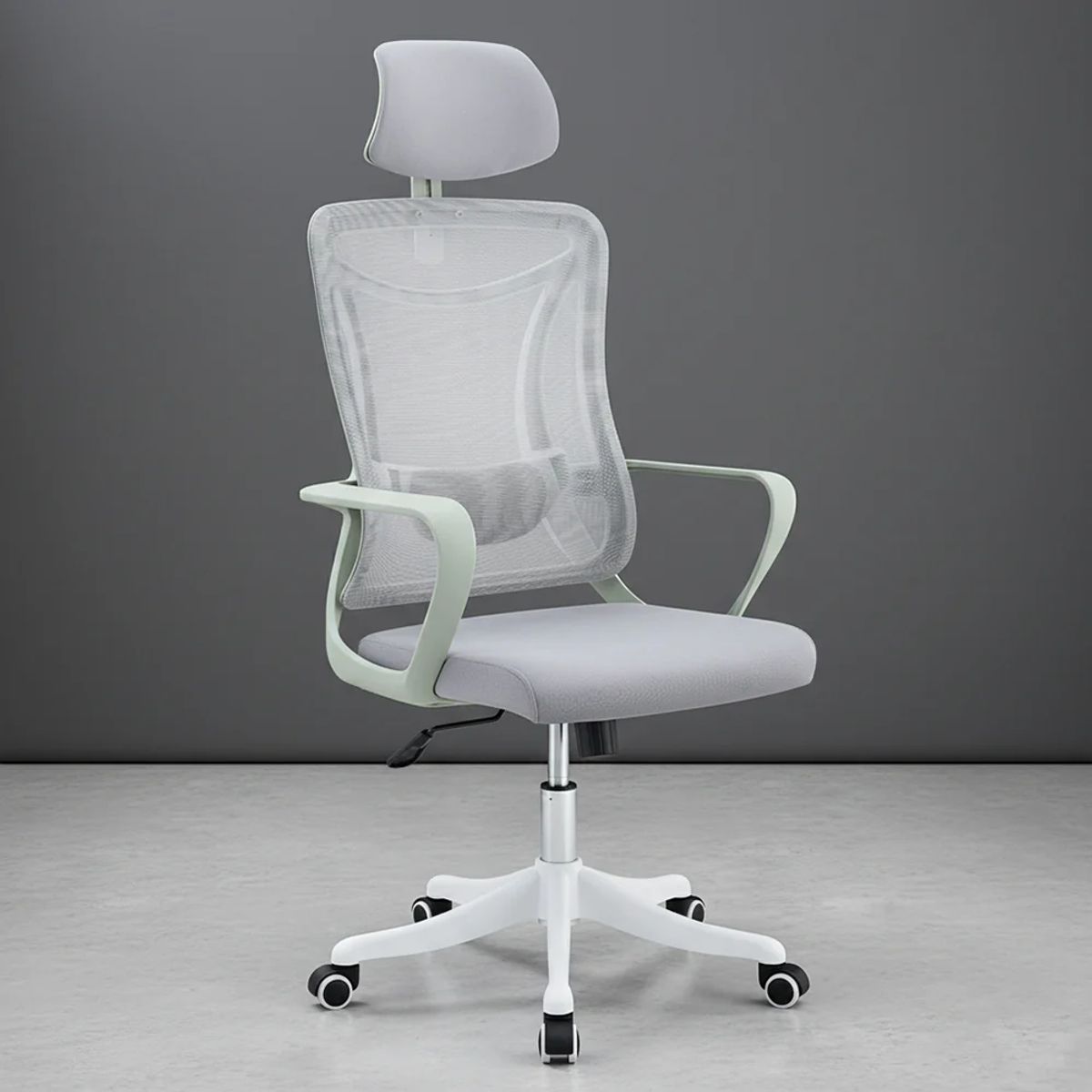 RTA DESIGN - Silla de Escritorio Elite, Gris, ergonómica con altura ajustable