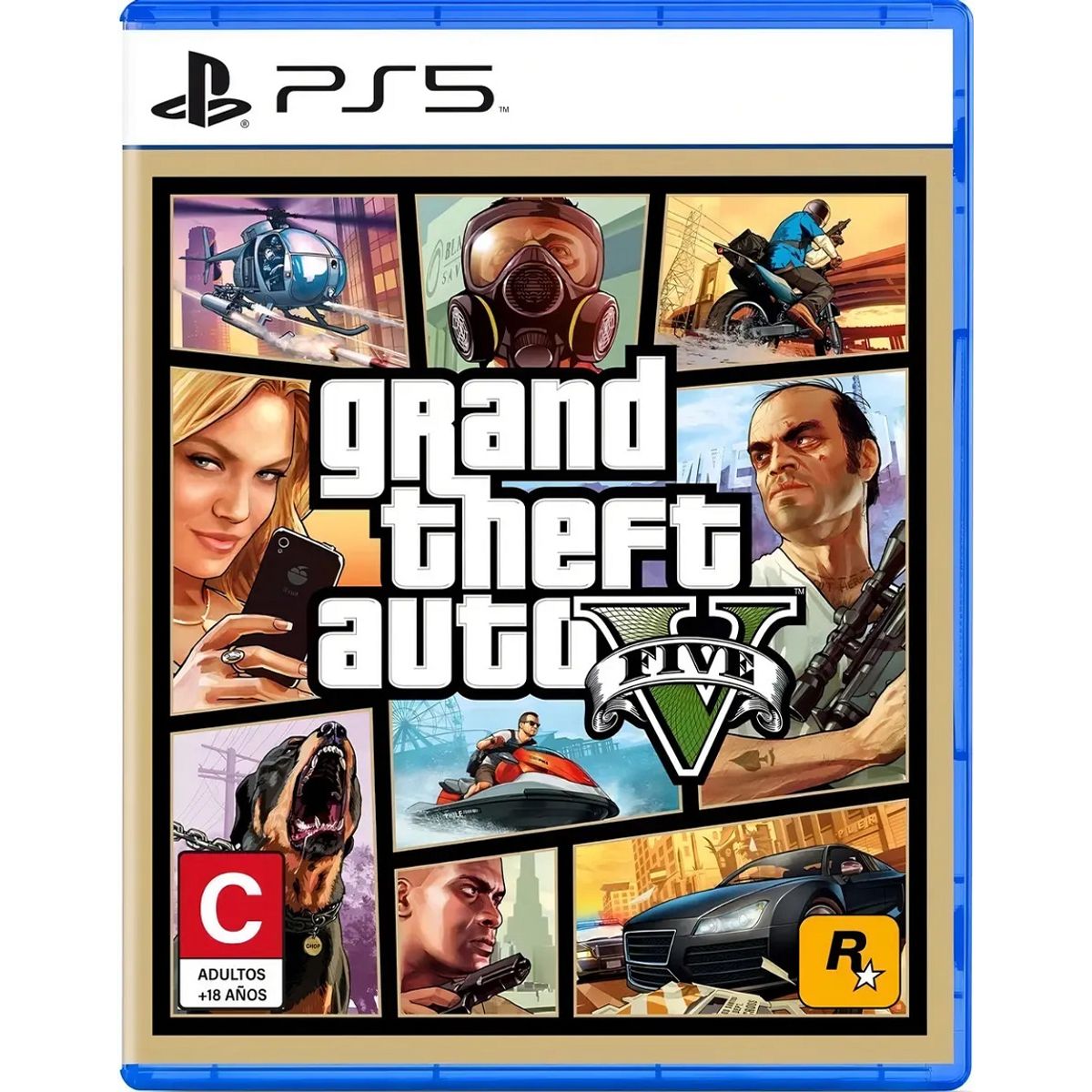 PLAY - Juego Fisico Ps5 Gta V Grand Theft Auto V ps5