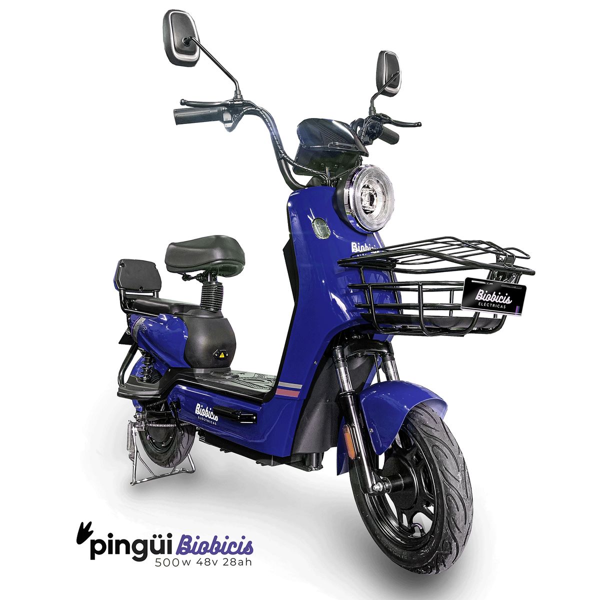 BIOBICI - Bicicleta Eléctrica Pingüi Biobicis 2026 Color SAFIRO 350W