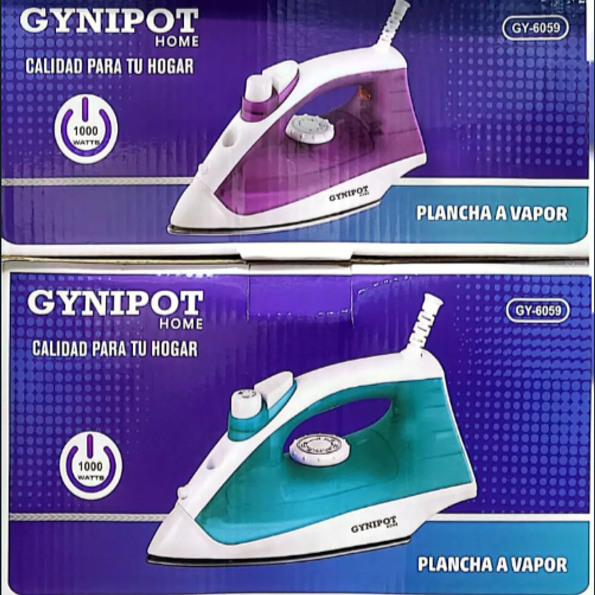 GENERICO - Plancha Vapor Profesional Antiadherente Ropa Hogar Control