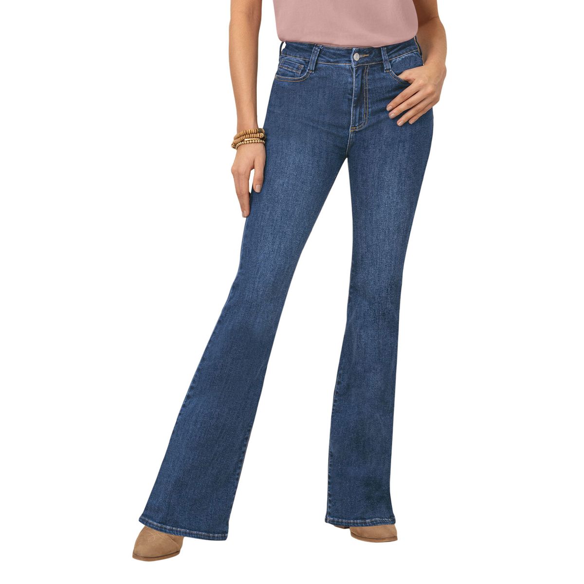 LEONISA - Leonisa Jean levanta cola bota flare DN8