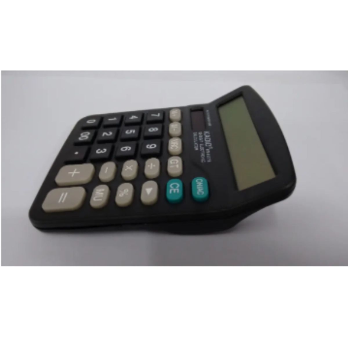 GENERICO - Calculadora Básica Kadio KD-8837B 12 Dígitos Negra