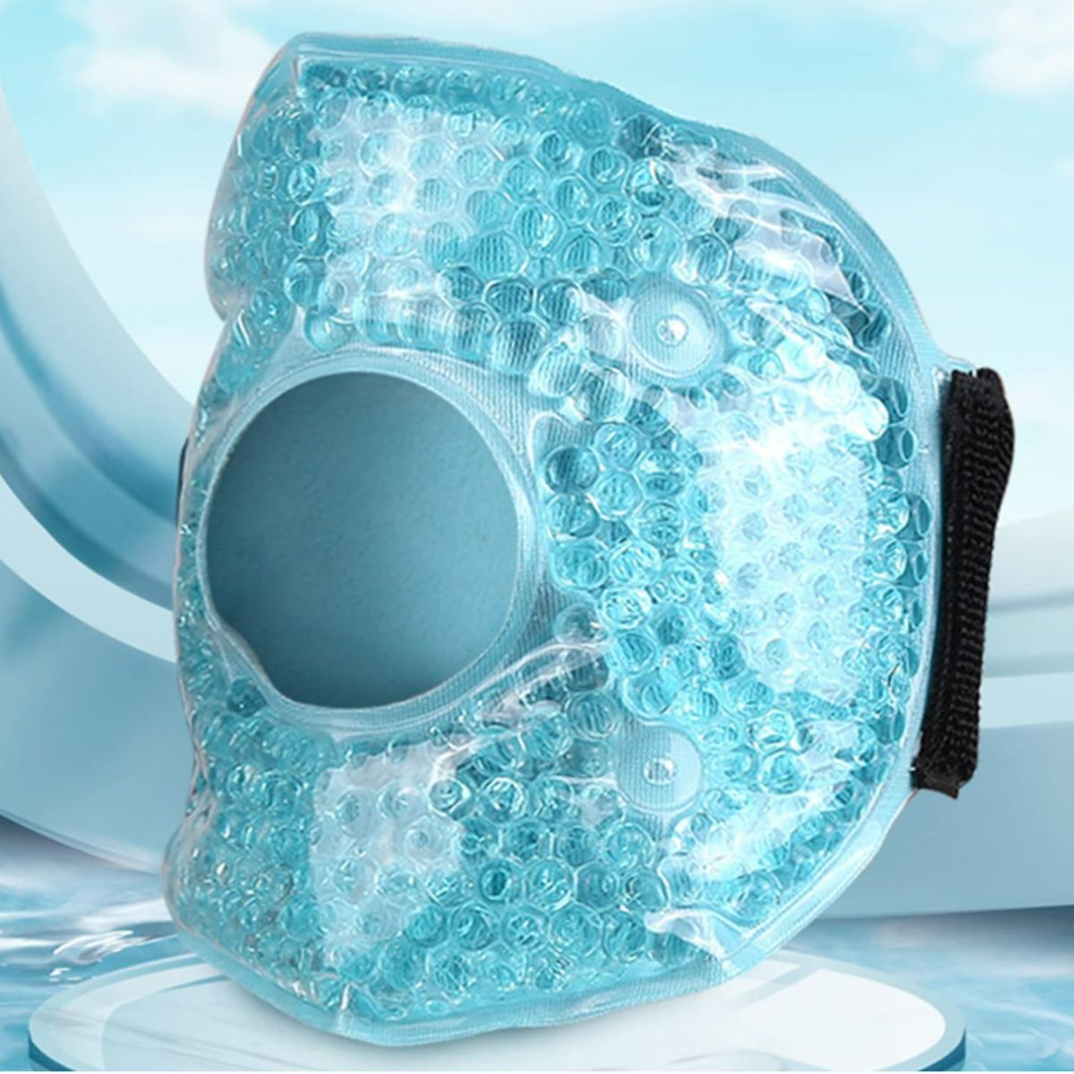 GENERICO - PAQUETE FRIO DE RODILLA LESIONES REUTILIZABLE GEL FRIO AJUSTABLE COMPRESA FRIA