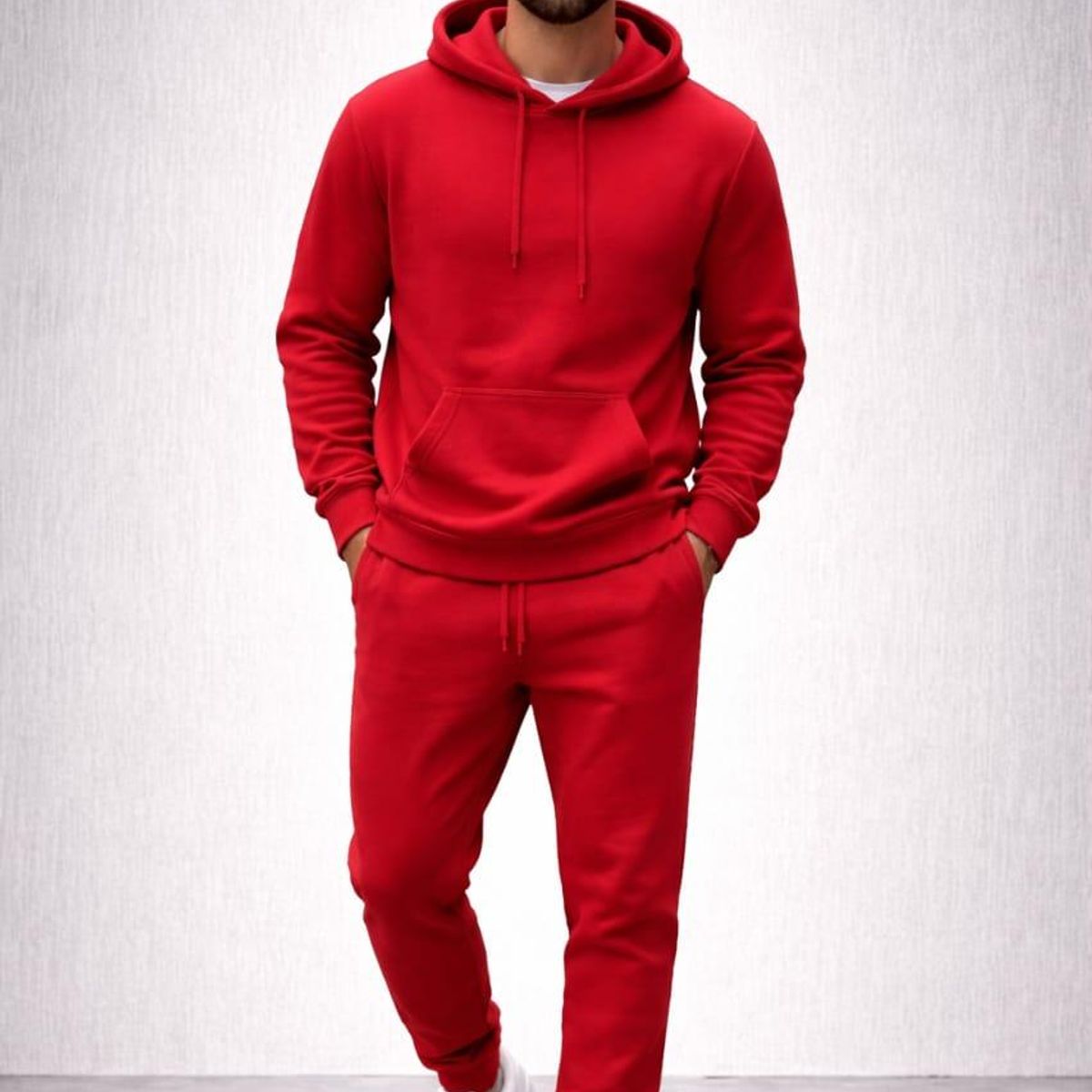 URBANISTA - SUDADERA PARA HOMBRE COLOR ROJO