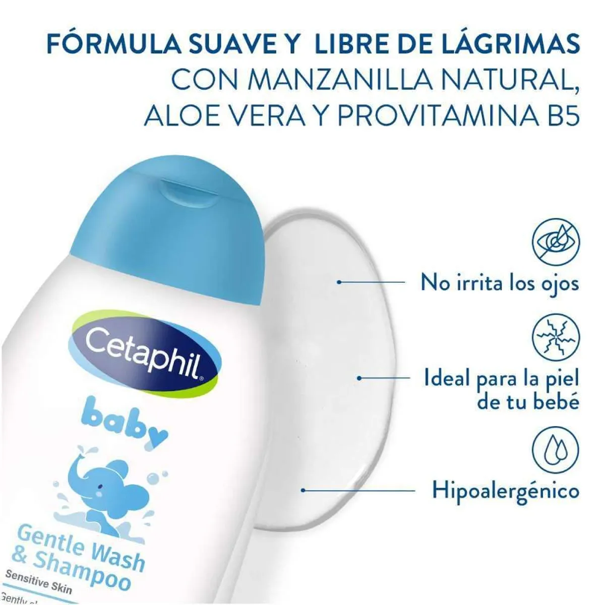 CETAPHIL - CETAPHIL Baby Baño Líquido x300ml para Piel Sensible