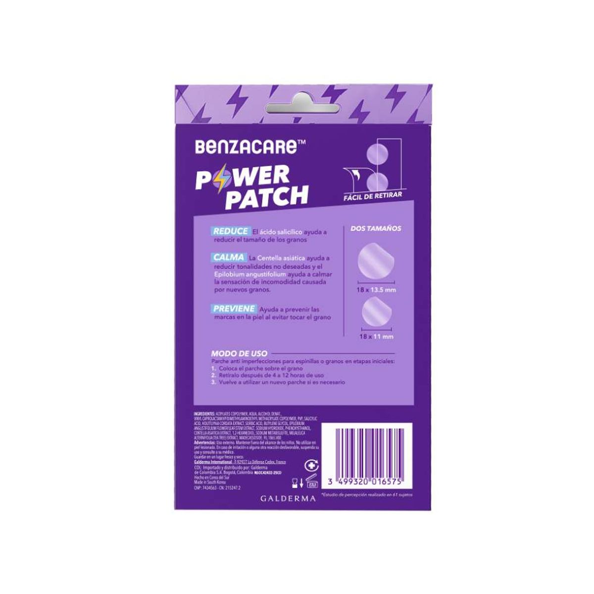 GALDERMA - BENZACARE Power Patch x36 Unidades Parches Antiimperfecciones