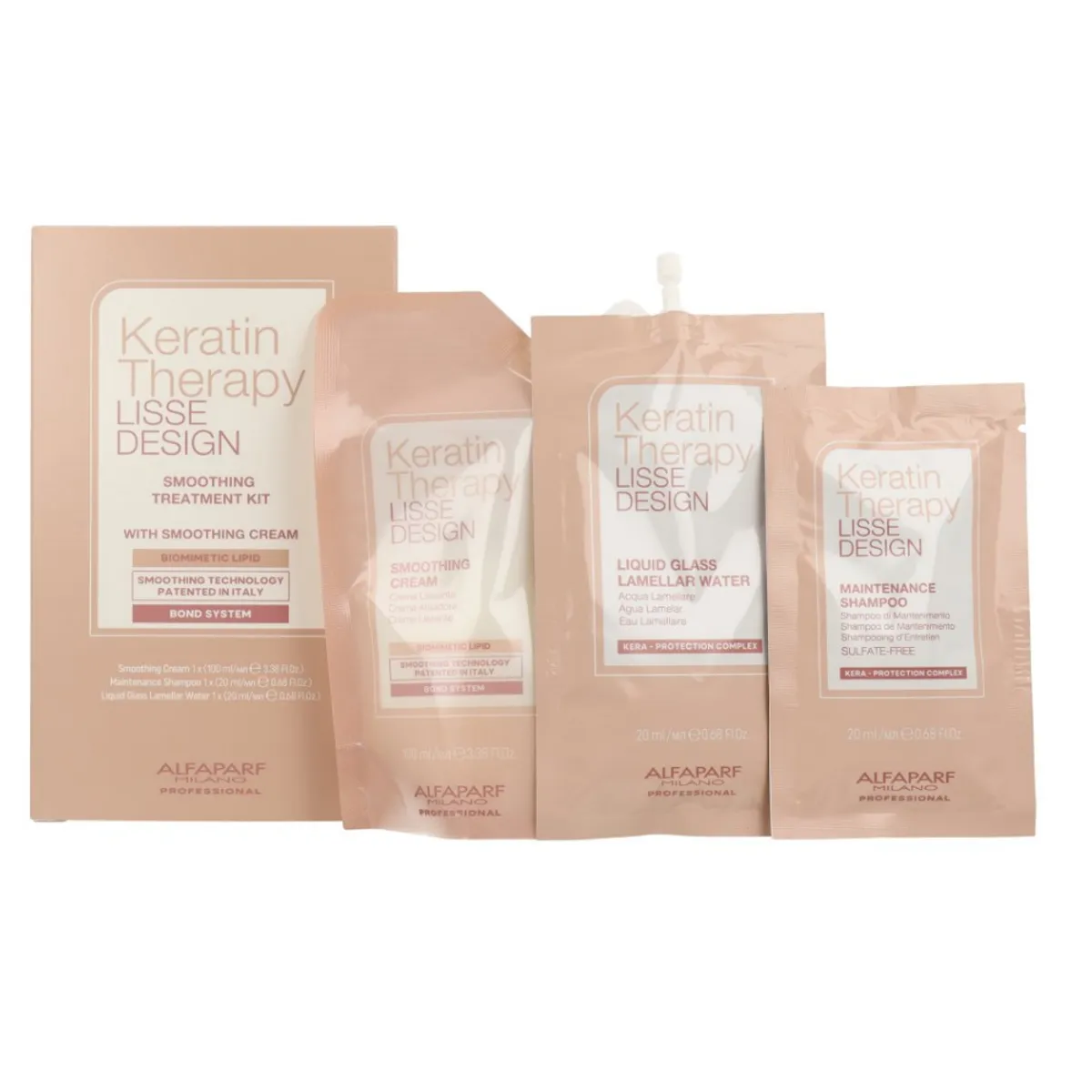 ALFAPARF MILANO - Kit Alfaparf Lisse Design Keratin Therapy Biomimetic Lipid