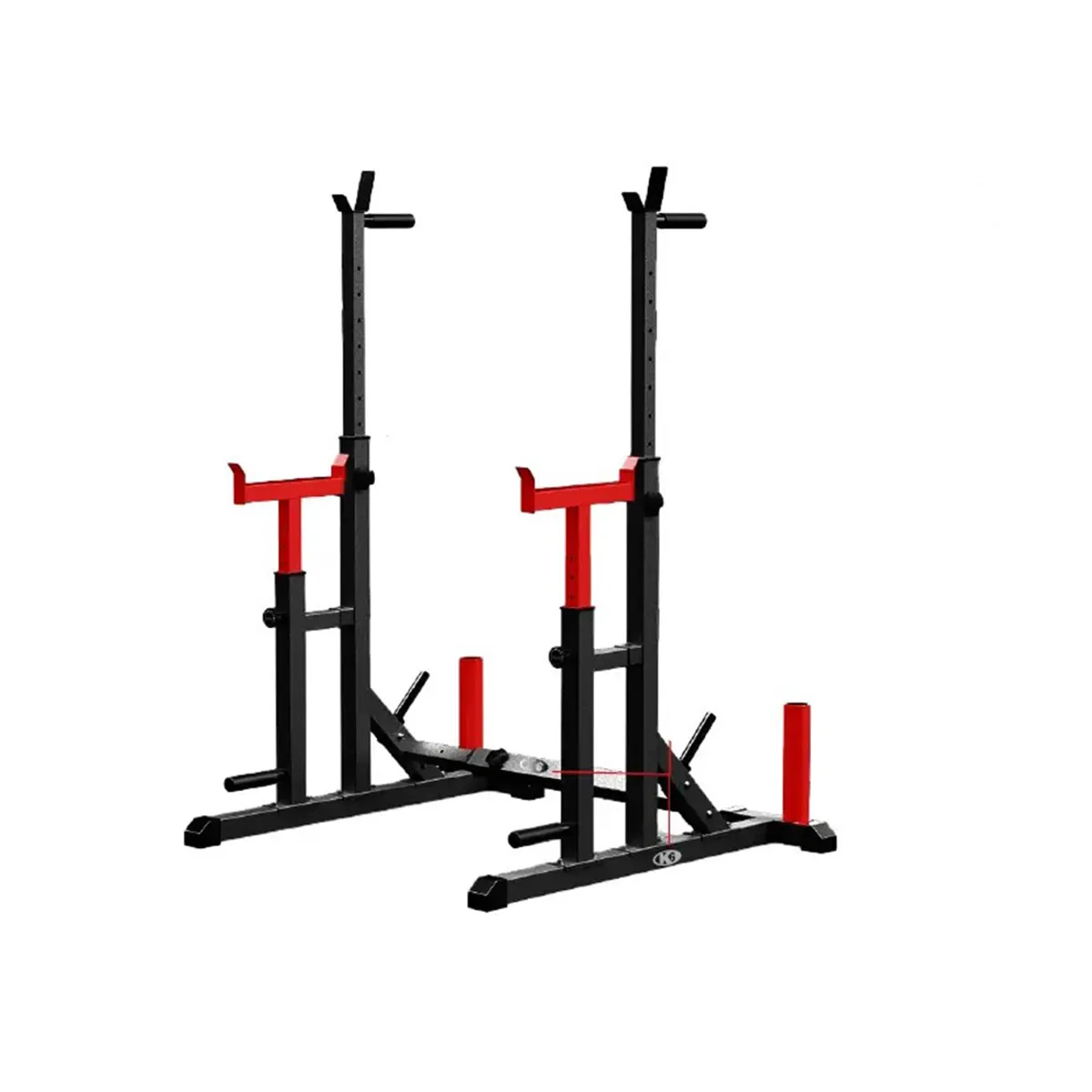 K6 - Rack Pesas Ajustable Sentadilla Y Press De Pecho 150kg K6