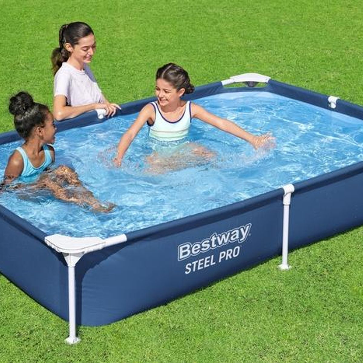 BESTWAY - piscina rectangular Bestway Steel Pro
