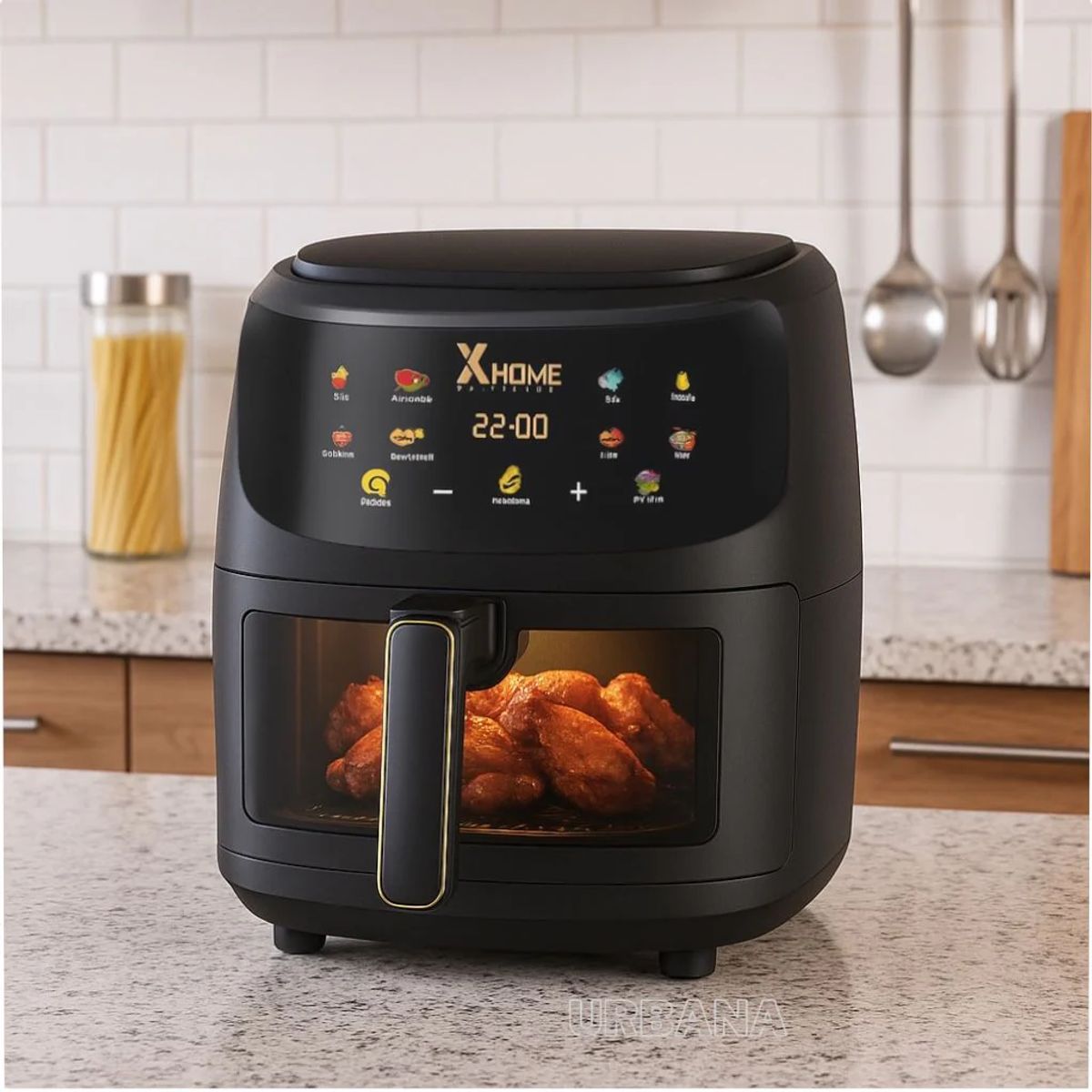 GENERICO - Freidora de Aire X HOME Extra Capacidad 12L + Accesorios Incluidos