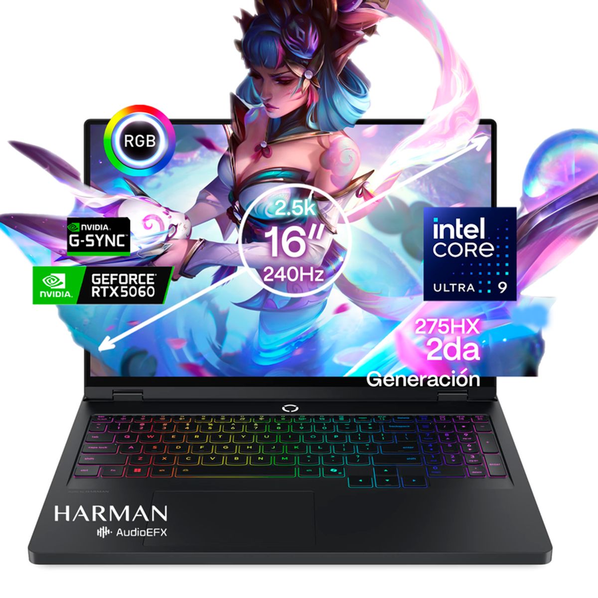 LENOVO - Portátil Gamer LENOVO Legion 5 Intel Core Ultra 9 275HX RAM 16GB SSD 4 TB RTX 5060 8 GB