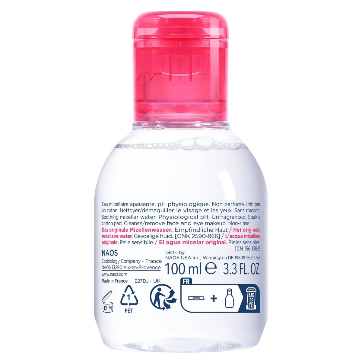 AMERICAN GENERICS - Bioderma Sensibio H2O Agua Micelar  Agua Micelar para Piel Sensible 100ml