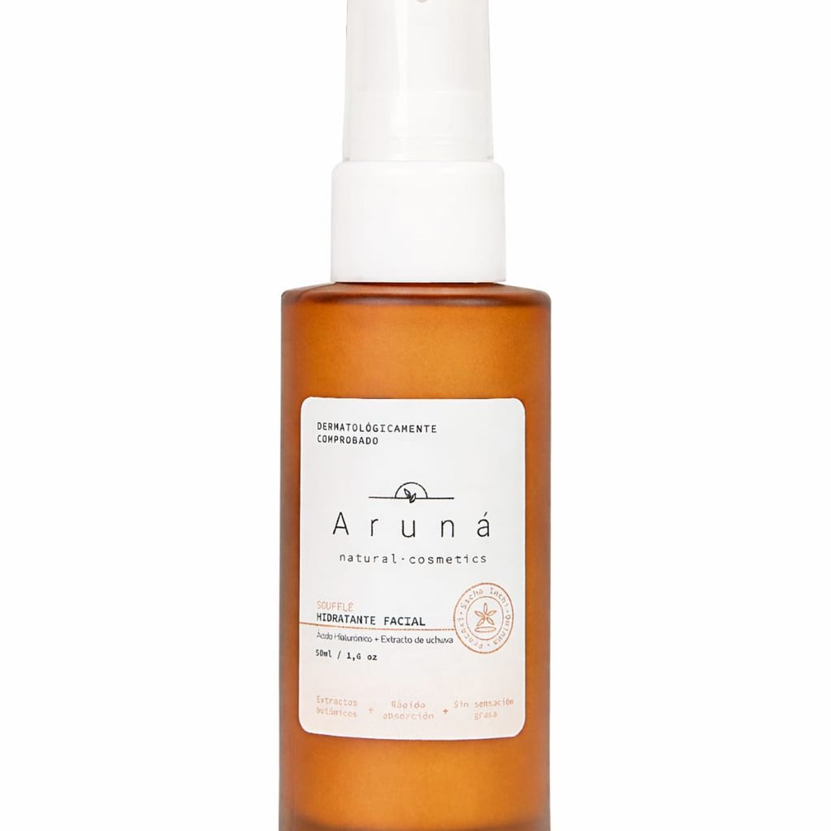 ARUNA - Soufflé facial hidratante  ácido hialurónico.+ extracto uchuva