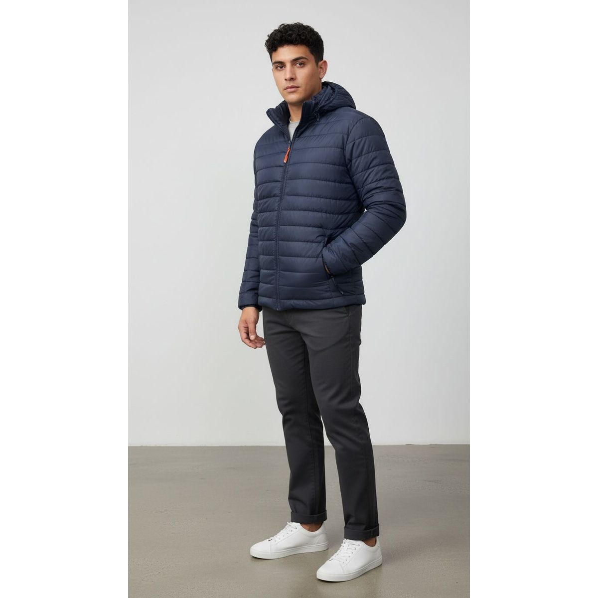ABC JACKETS - chaqueta impermeable termica con capucha removible