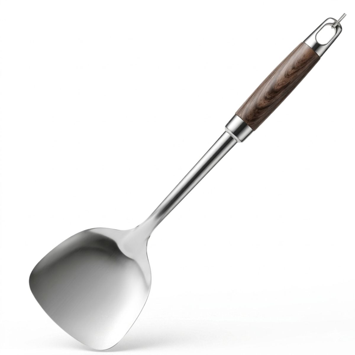 GENERICO - Espátula Grande Metálica Acero Inoxidable 34cm Cocina Profesional Resistente Antiadherente