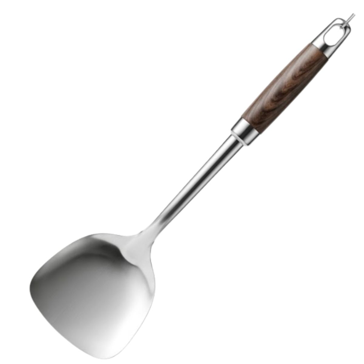 GENERICO - Espátula Grande Metálica Acero Inoxidable 34cm Cocina Profesional Resistente Antiadherente