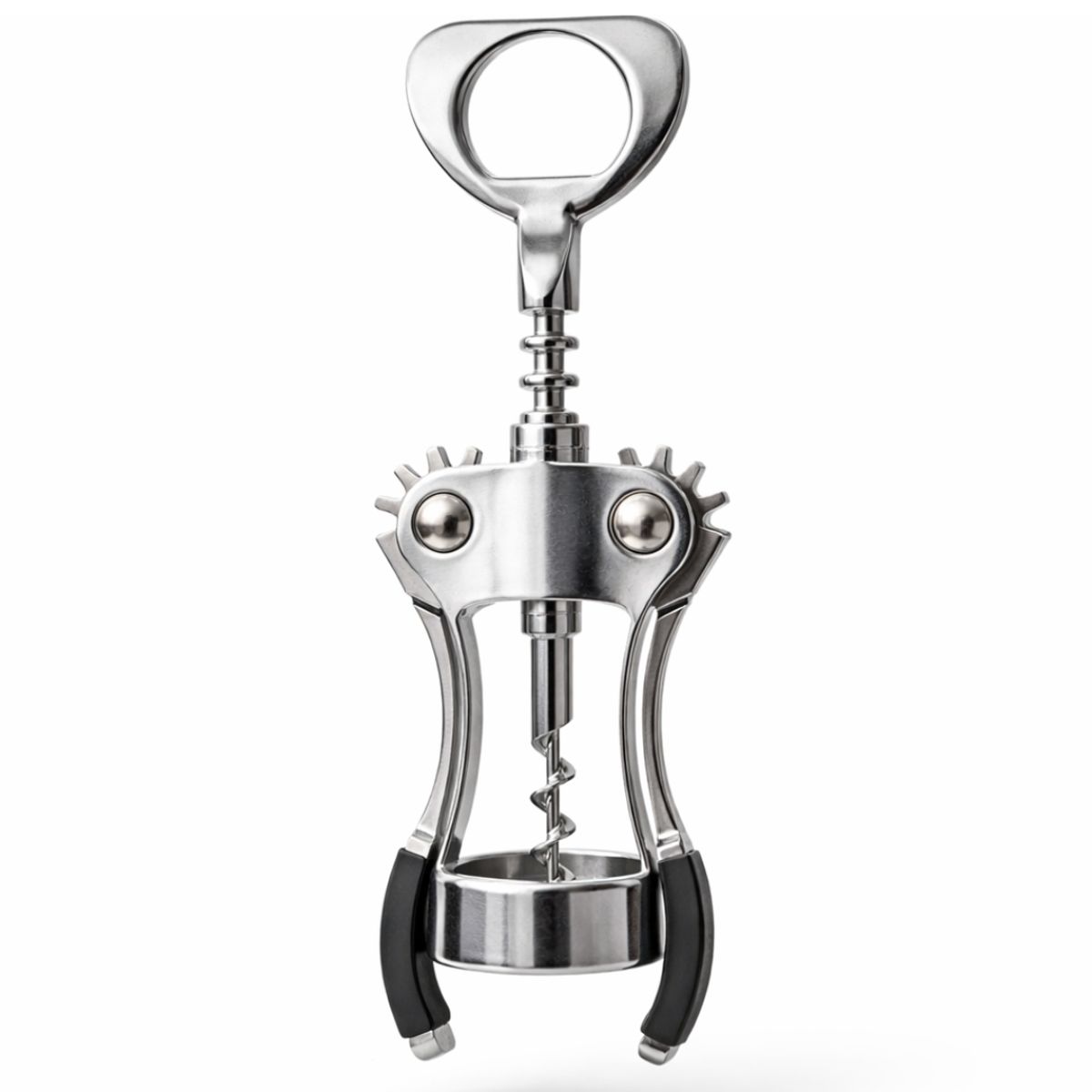 GENERICO - Destapador De Corcho 18.5cm Sacacorchos Profesional Acero Inoxidable Fácil Uso Cocina Bar