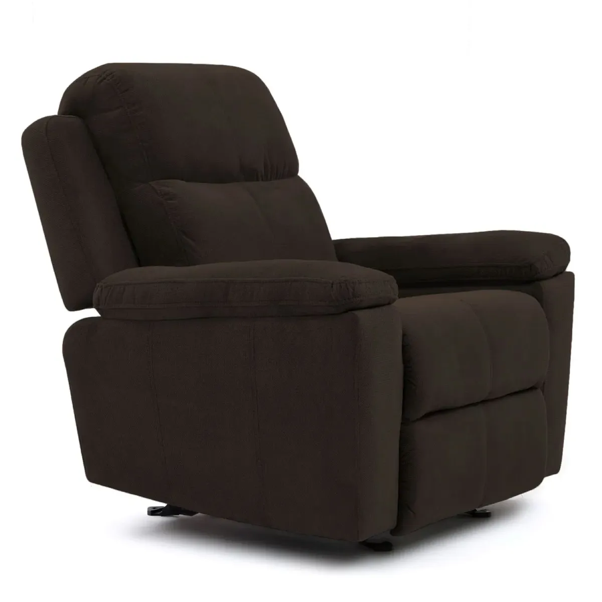 ELITE LIVING - SILLA RECLINABLE MARSELLA 1P MECEDORA  MICROFIBRA CHOCOLATE