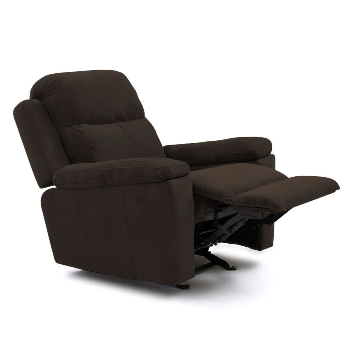 ELITE LIVING - SILLA RECLINABLE MARSELLA 1P MECEDORA  MICROFIBRA CHOCOLATE