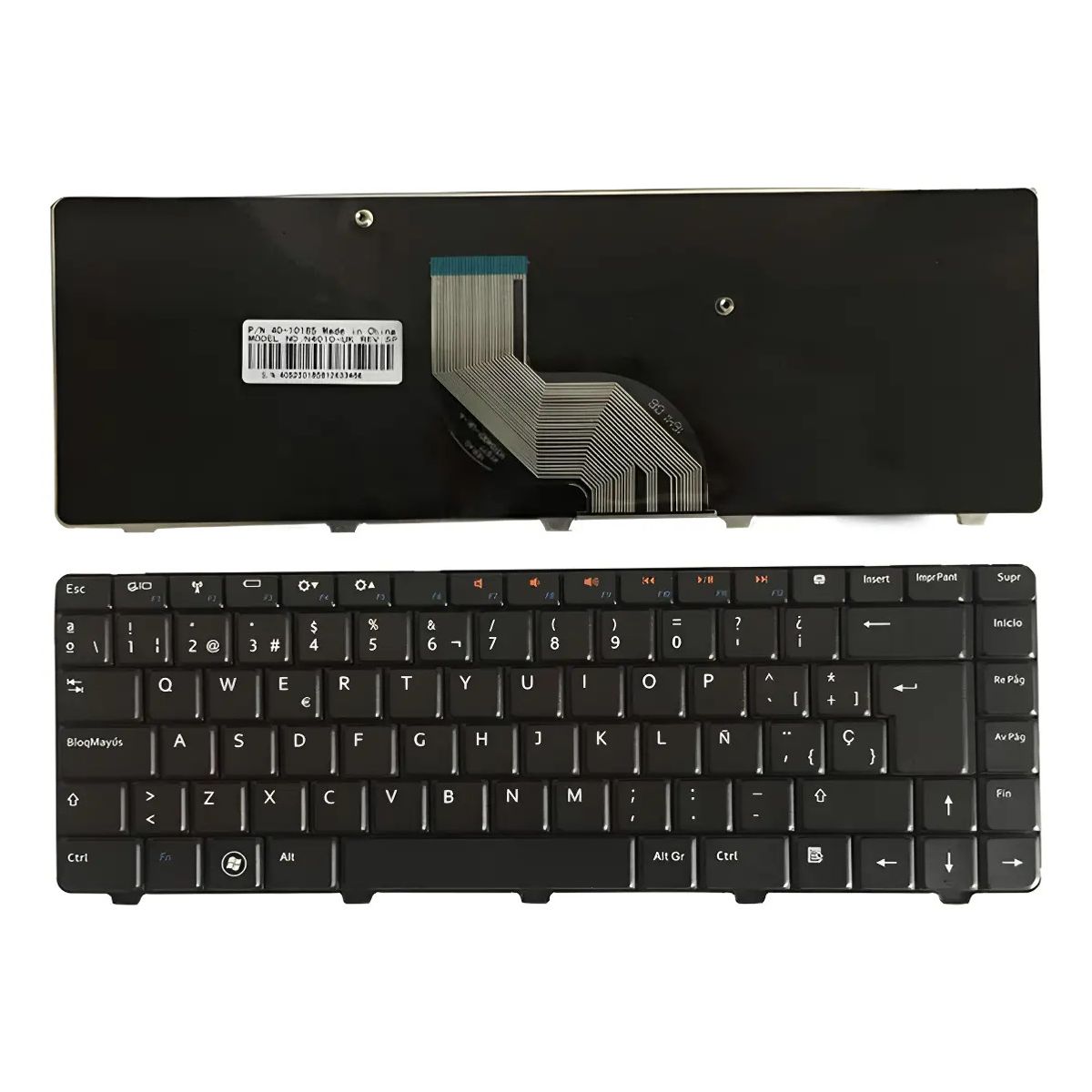 GENERICO - Teclado Para Dell Inspiron 14r N4010 Antifluido